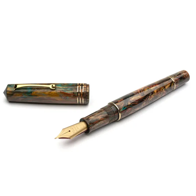 leonardo-officina-italiana-momento-zero-grande-stilografica-forged-patina-gt-pen image 1