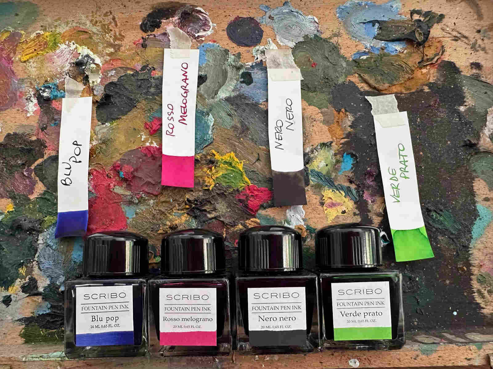 scribo-mini-ink-collection-art-limited-edition-set-4x20ml image 2