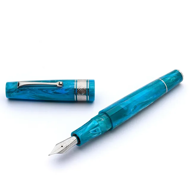 leonardo-officina-italiana-momento-zero-star-light-blue-argento-penna-stilografi image 1