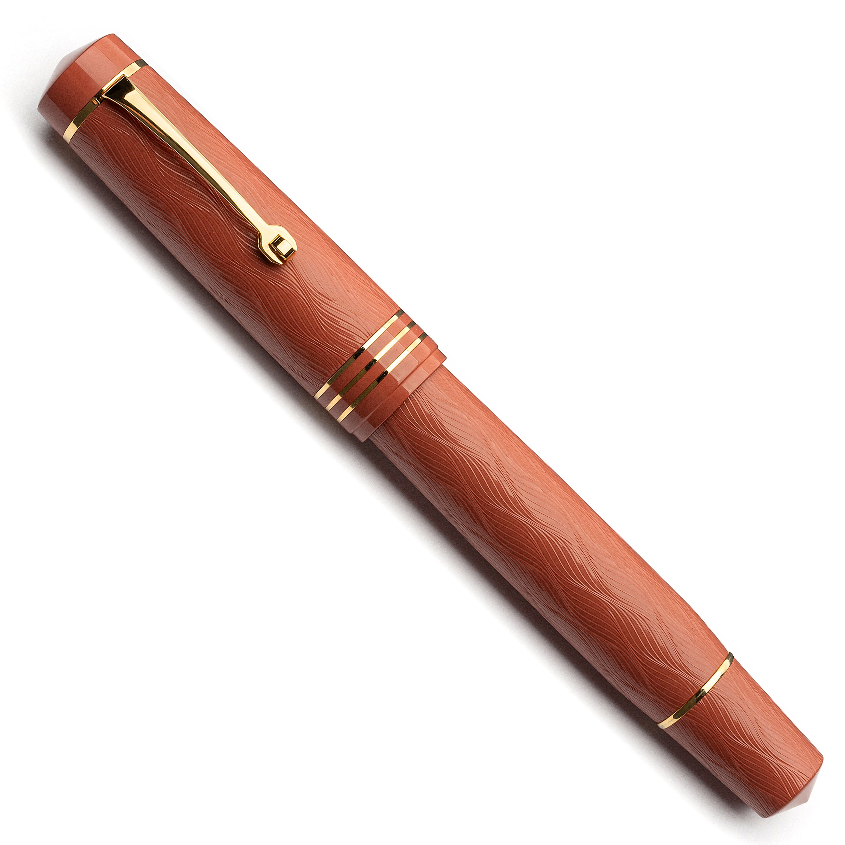 leonardo-officina-italiana-audace-art-nouveau-salmon-penna-stilografica-pennino- image 2