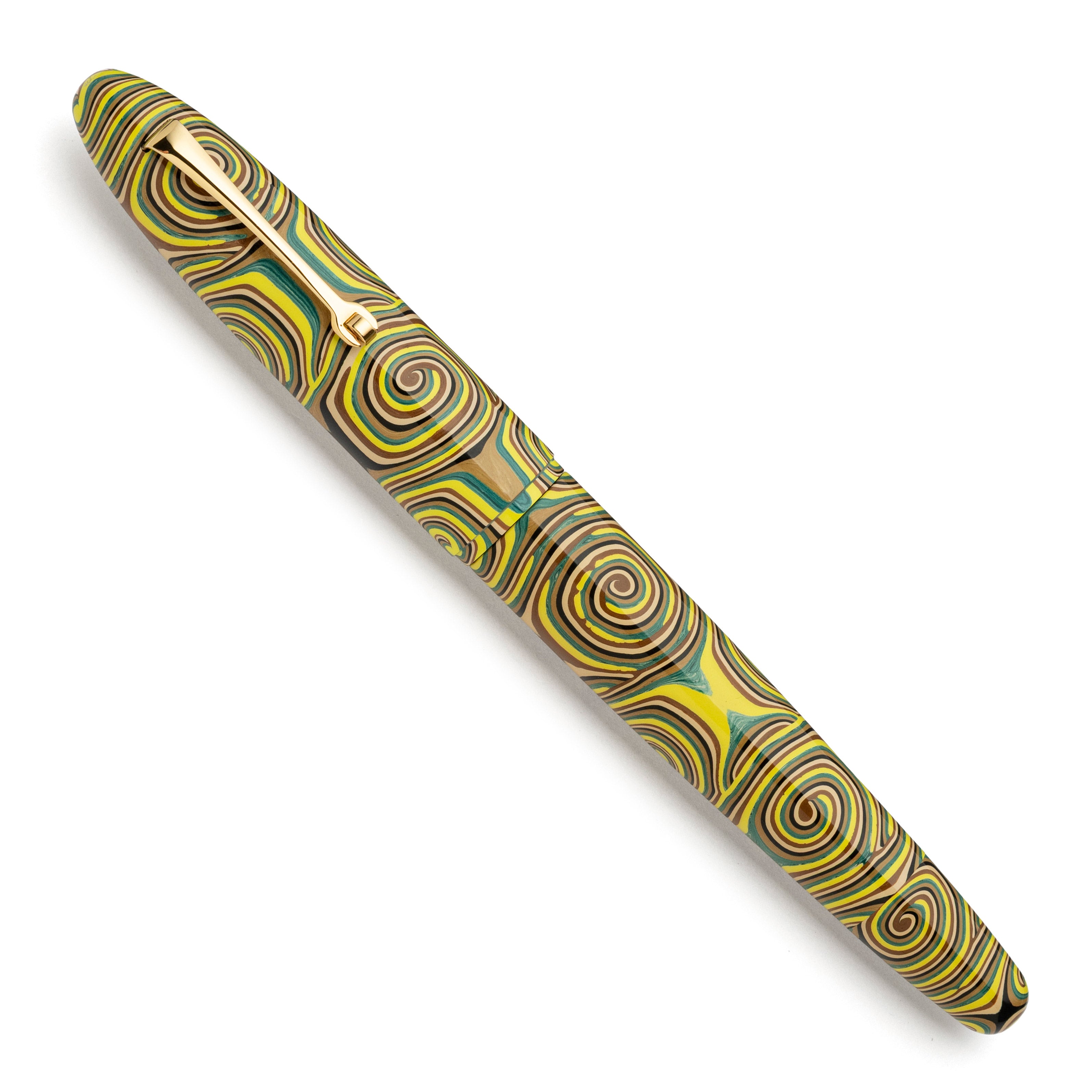 leonardo-officina-italiana-cigar-momento-zero-ebanite-oblio-finiture-oro-penna-s image 2