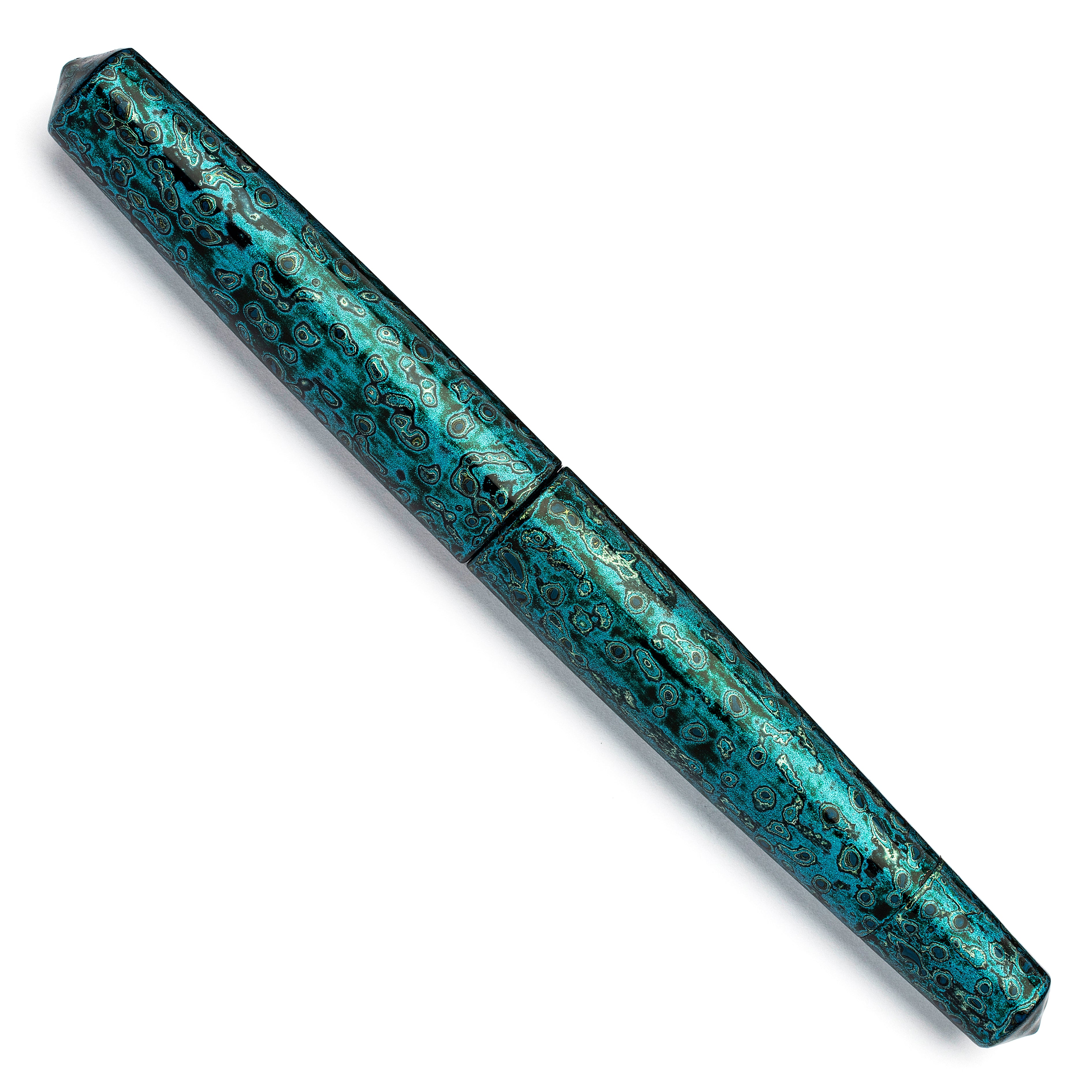 leonardo-officina-italiana-momento-zero-grande-stilografica-kara-nuri-blu-ebanit image 2