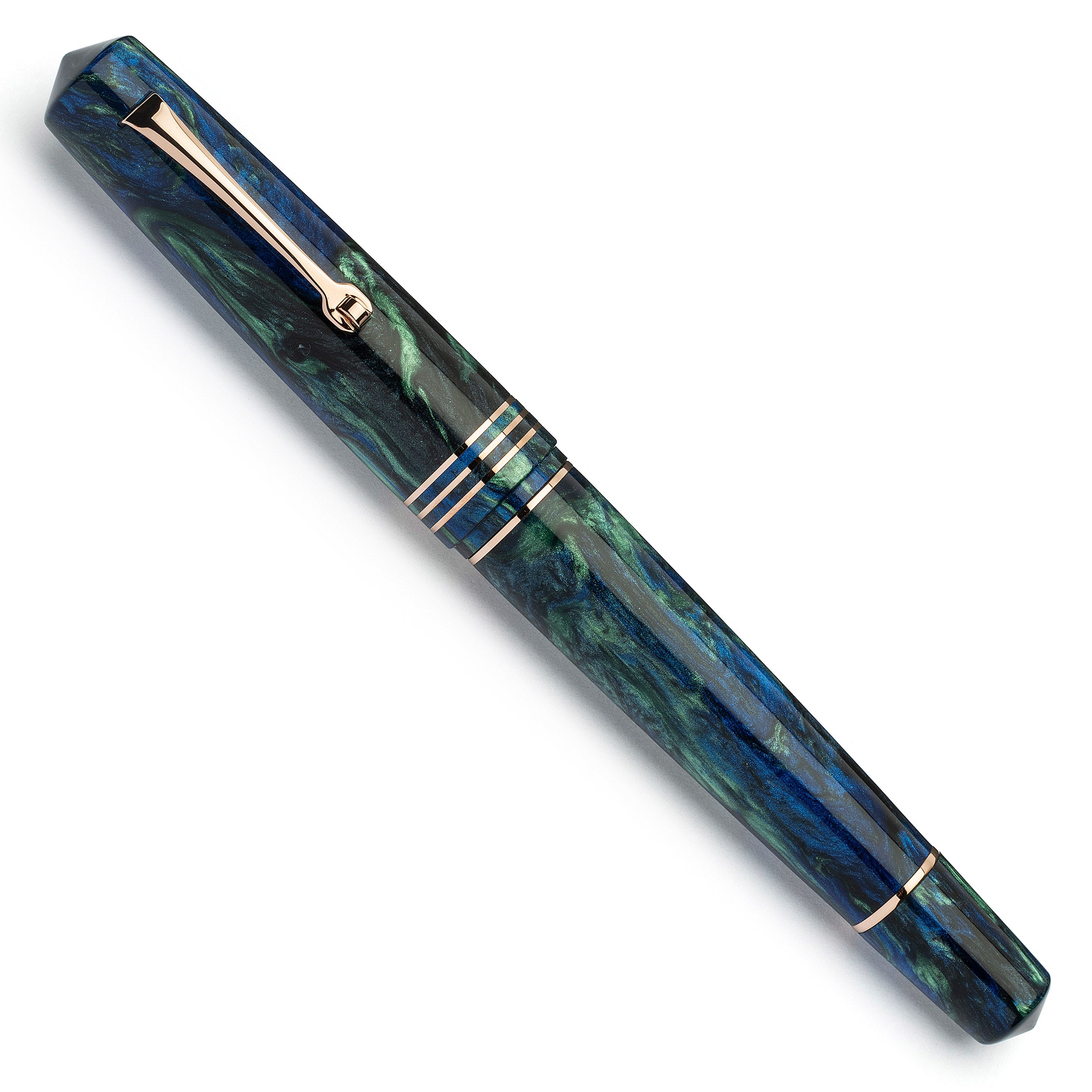 leonardo-officina-italiana-momento-zero-grande-2-0-fiordaliso-blu-penna-stilogra-2 image 2