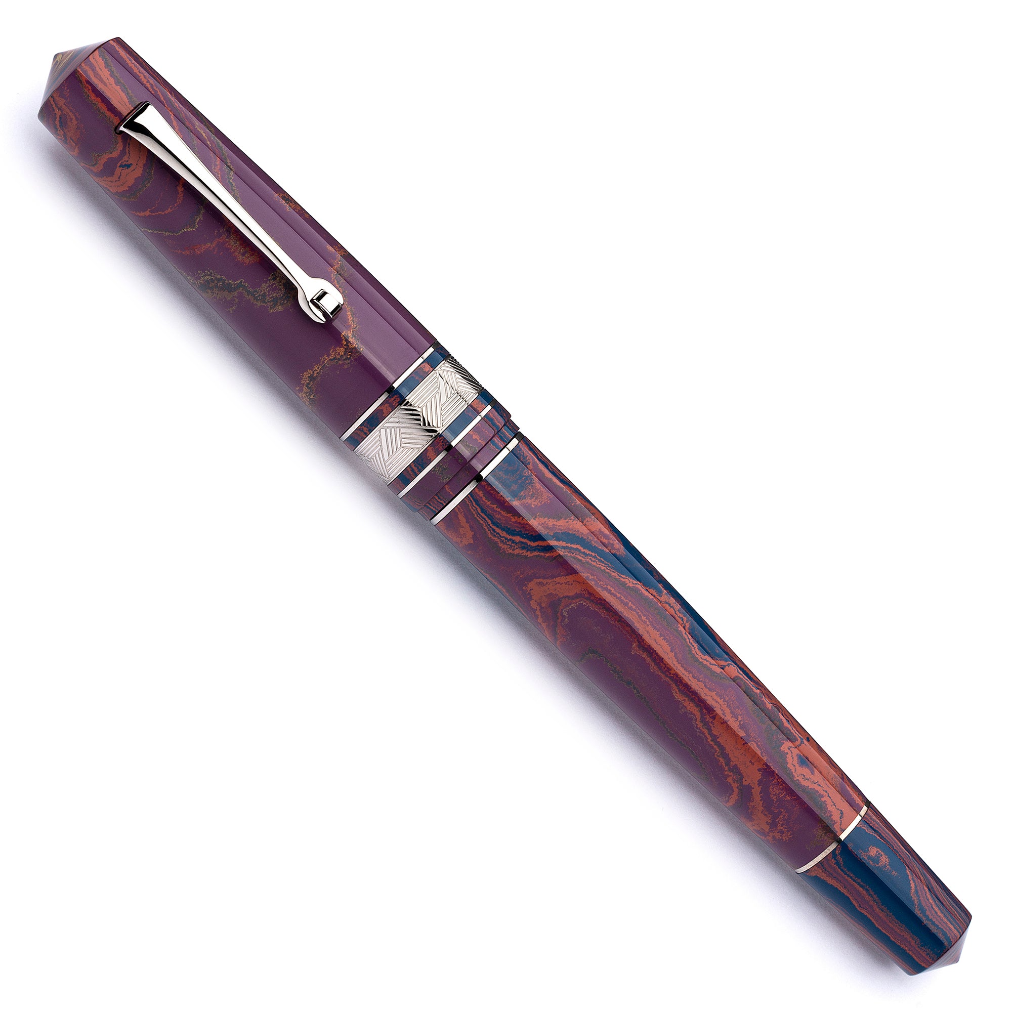 leonardo-officina-italiana-momento-zero-grande-ebanite-1-1-viola-arancione-blu-s image 2