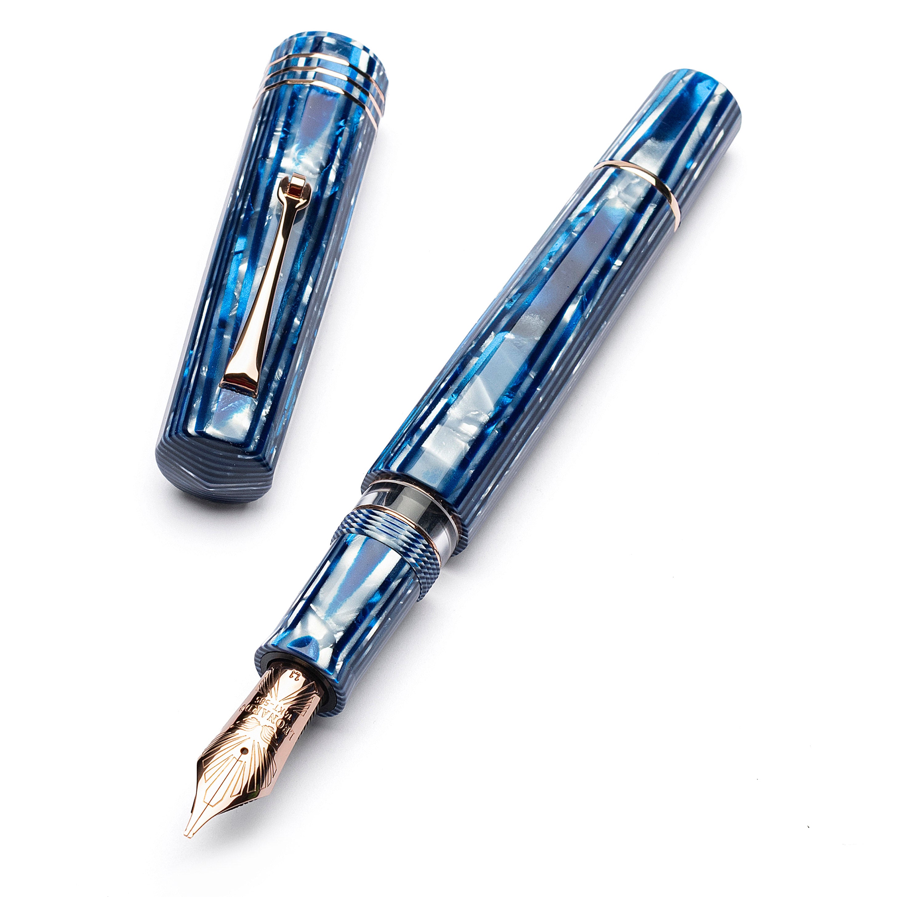 leonardo-officina-italiana-essenza-ebonite-etna-gold-penna-stilografica-pennino- image 2
