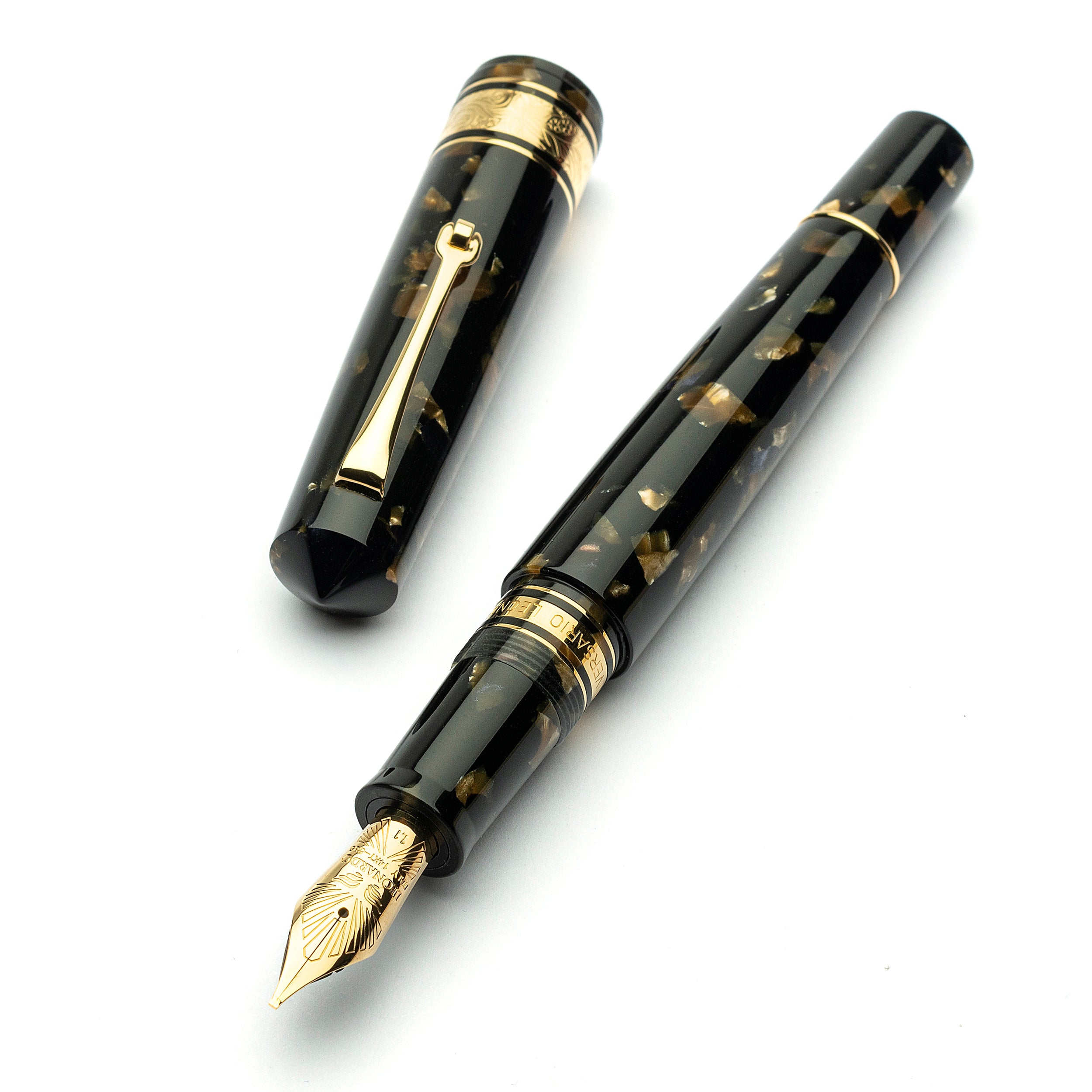 leonardo-officina-italiana-cinquantesimo-50-federico-bordo-oro-penna-stilografic image 1