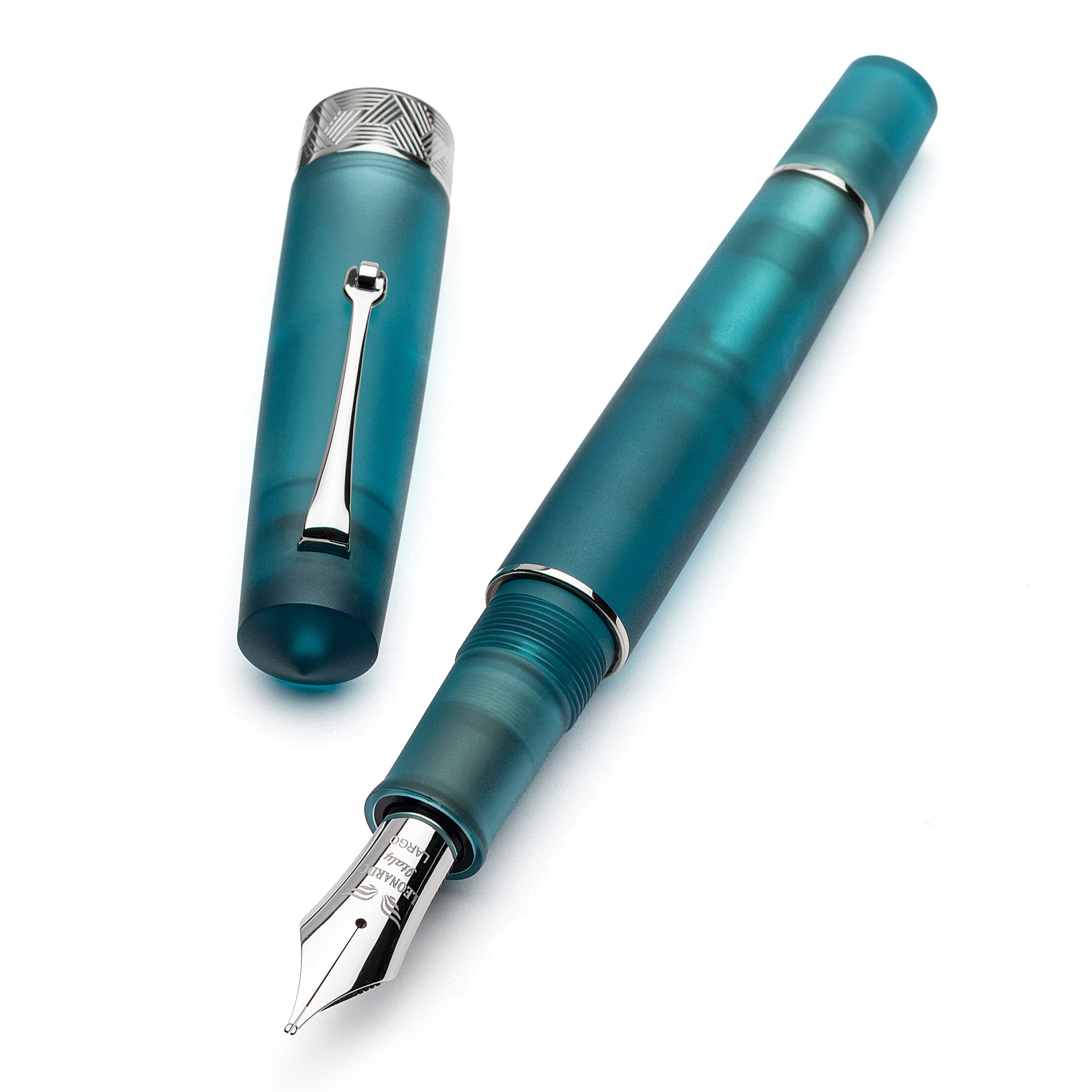 leonardo-officina-italiana-pura-petrol-nuova-edizione-penna-stilografica-con-pen image 2