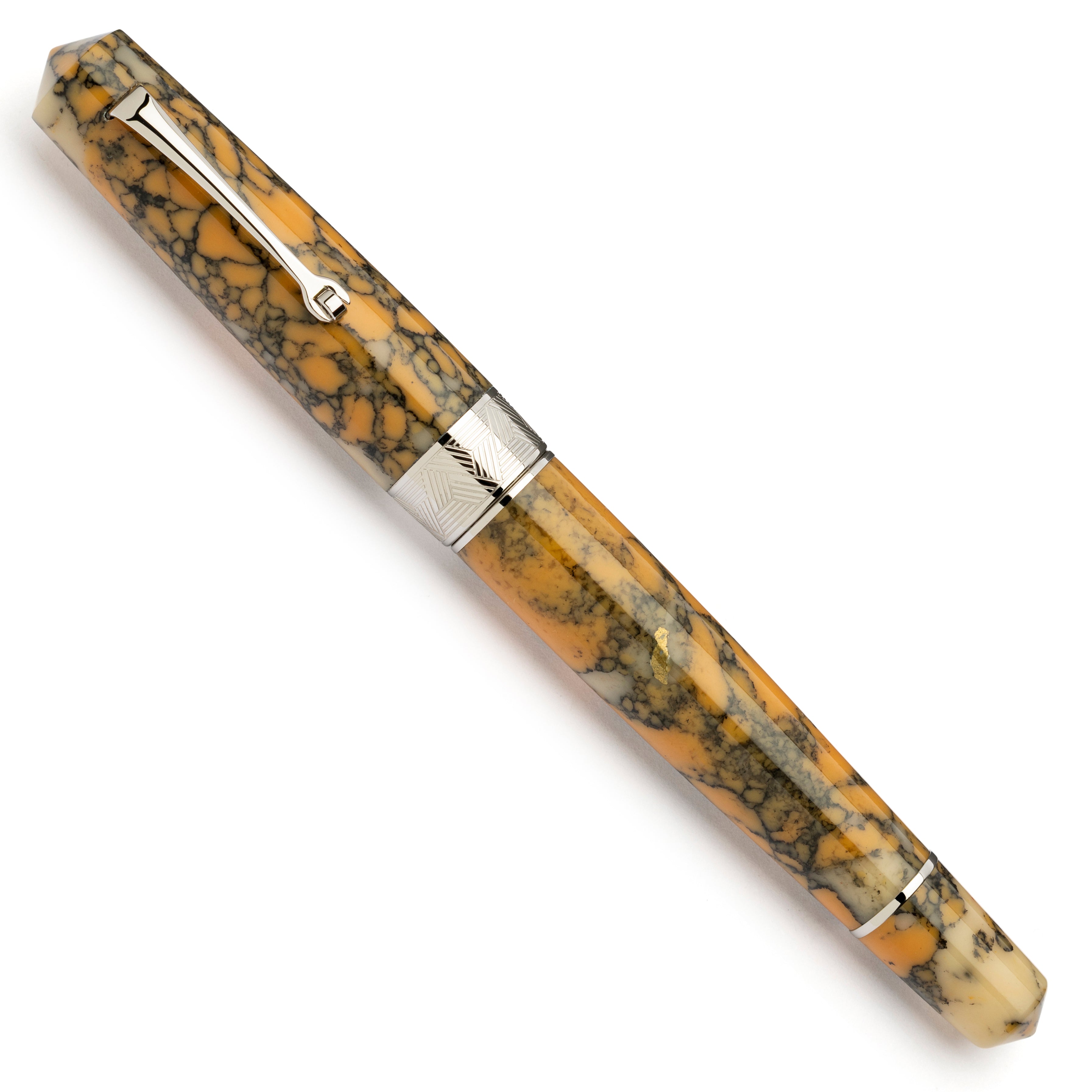 leonardo-officina-italiana-momento-zero-grande-ocra-marmo-venato-penna-stilograf image 2