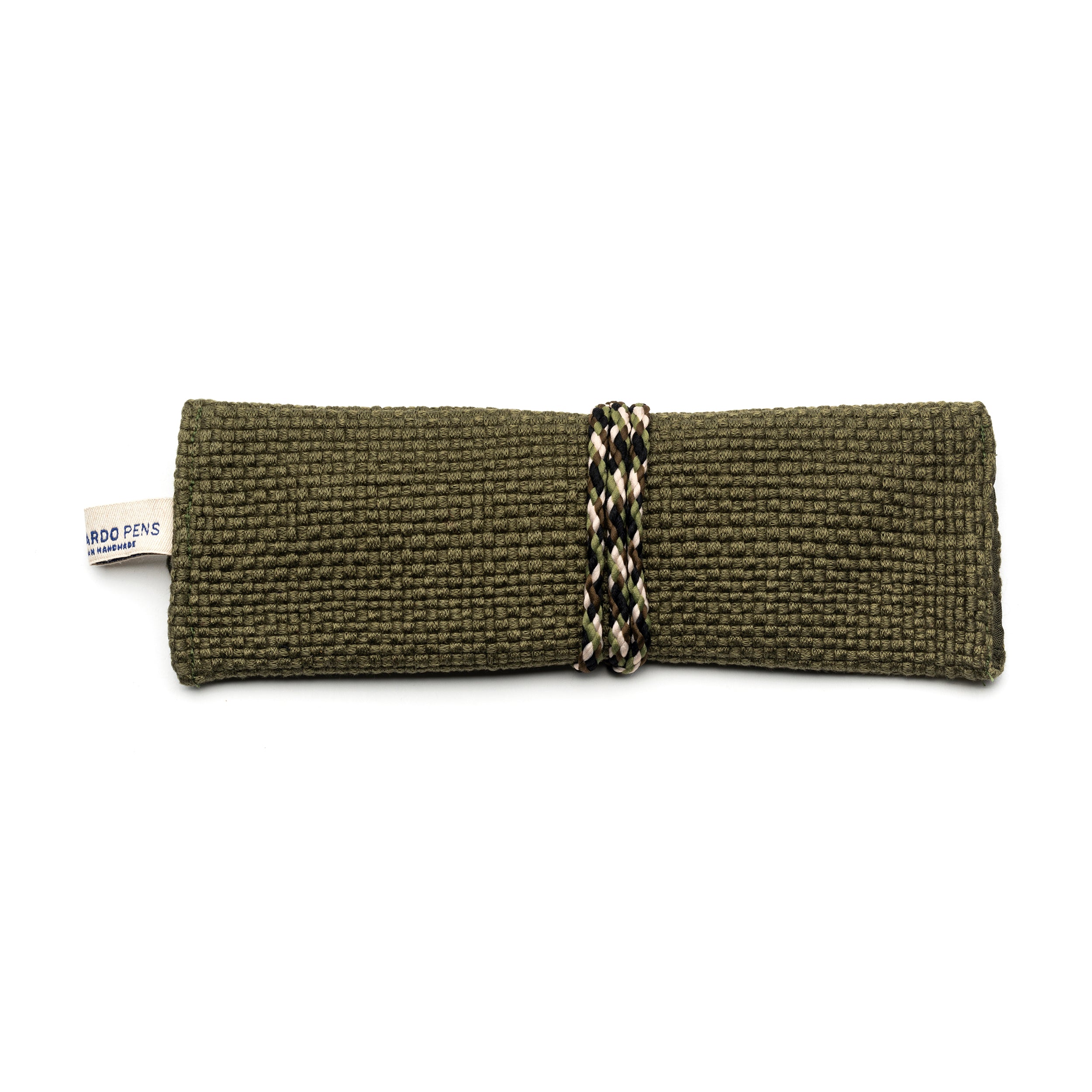 leonardo-officina-italiana-portapenne-1-posto-in-tessuto-verde image 1