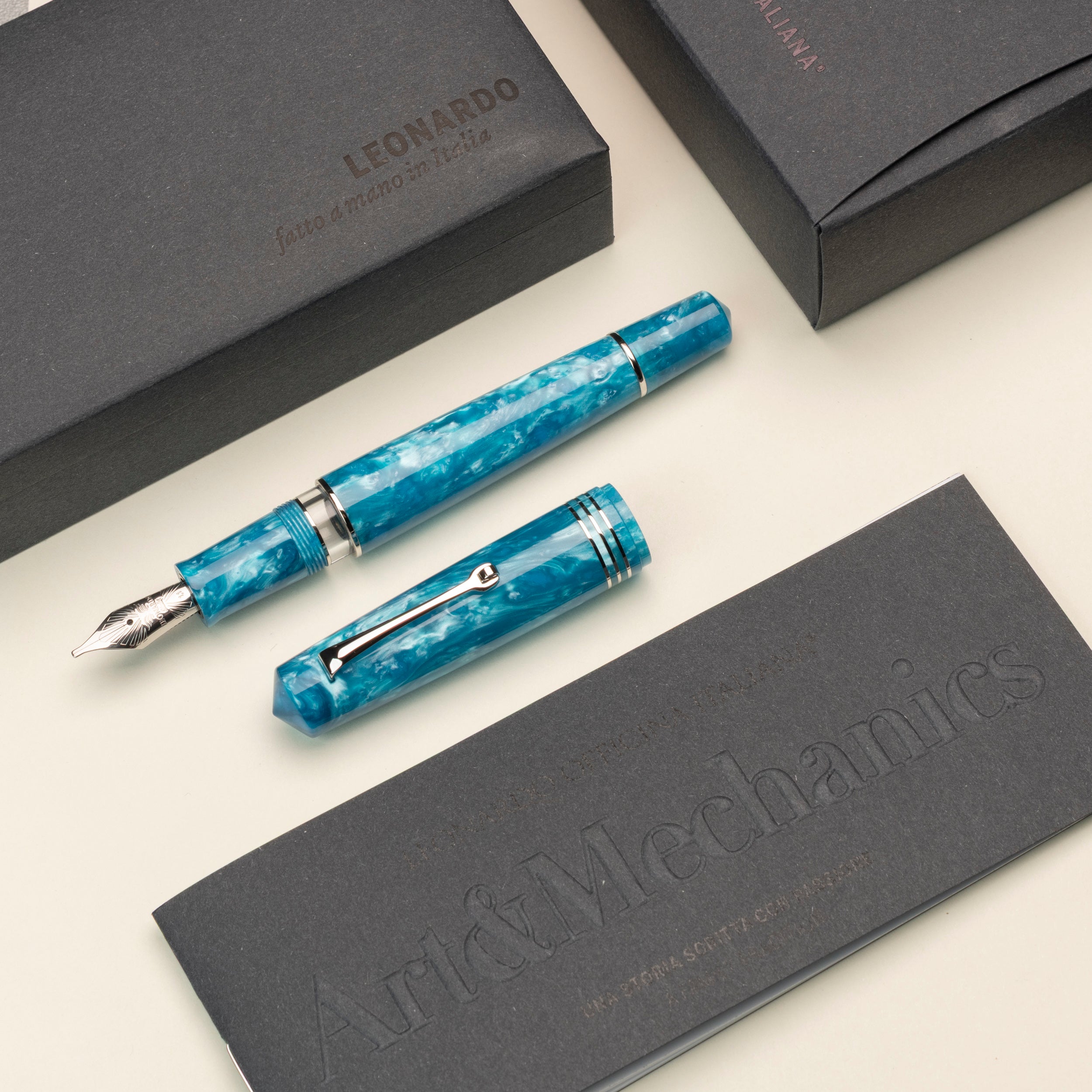 leonardo-officina-italiana-momento-zero-grande-2-0-blue-emerald-penna-stilografi image 2