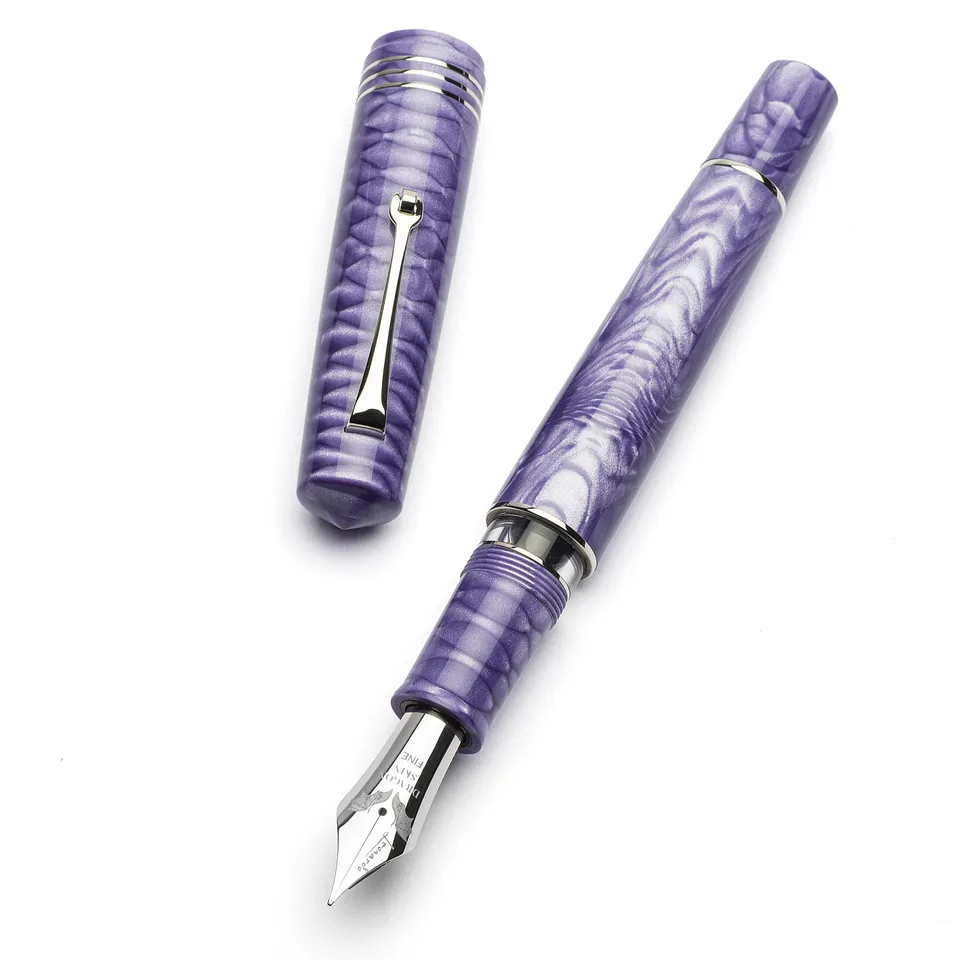leonardo-officina-italiana-momento-zero-grande-2-0-dragon-skin-viola-penna-stilo image 1