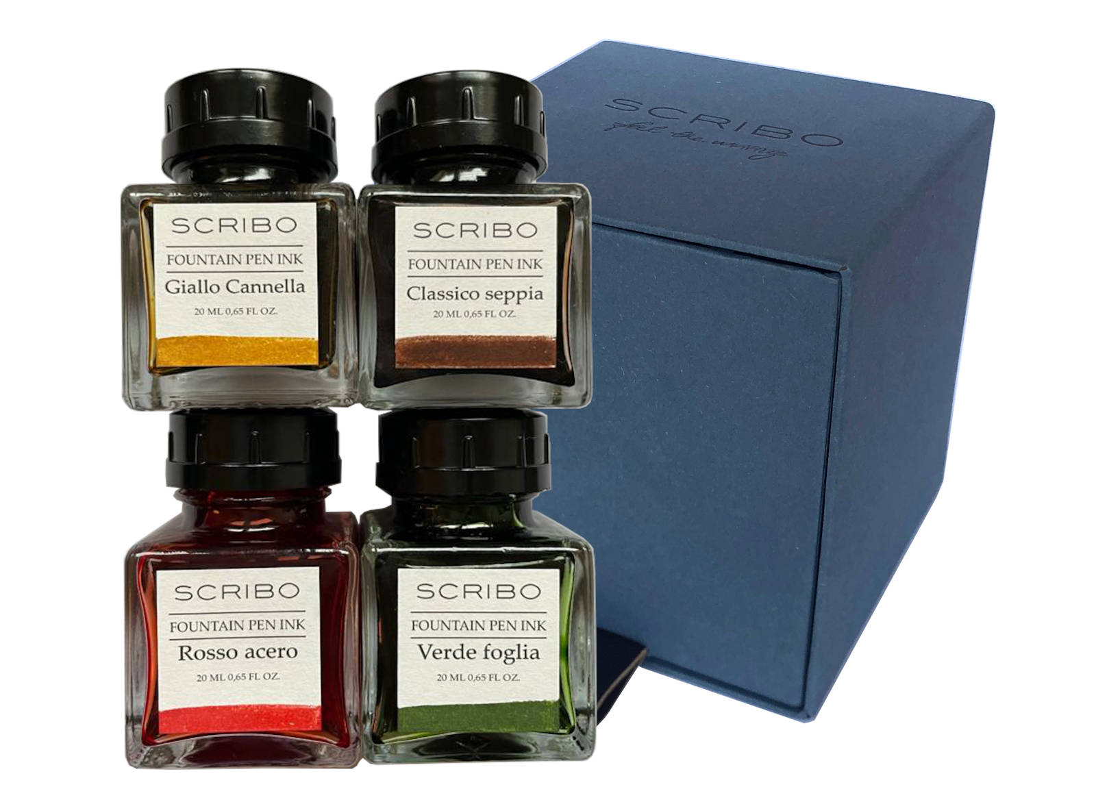 scribo-mini-ink-collection-autumn-limited-edition-set-4-inchiostri-da-20-ml image 1