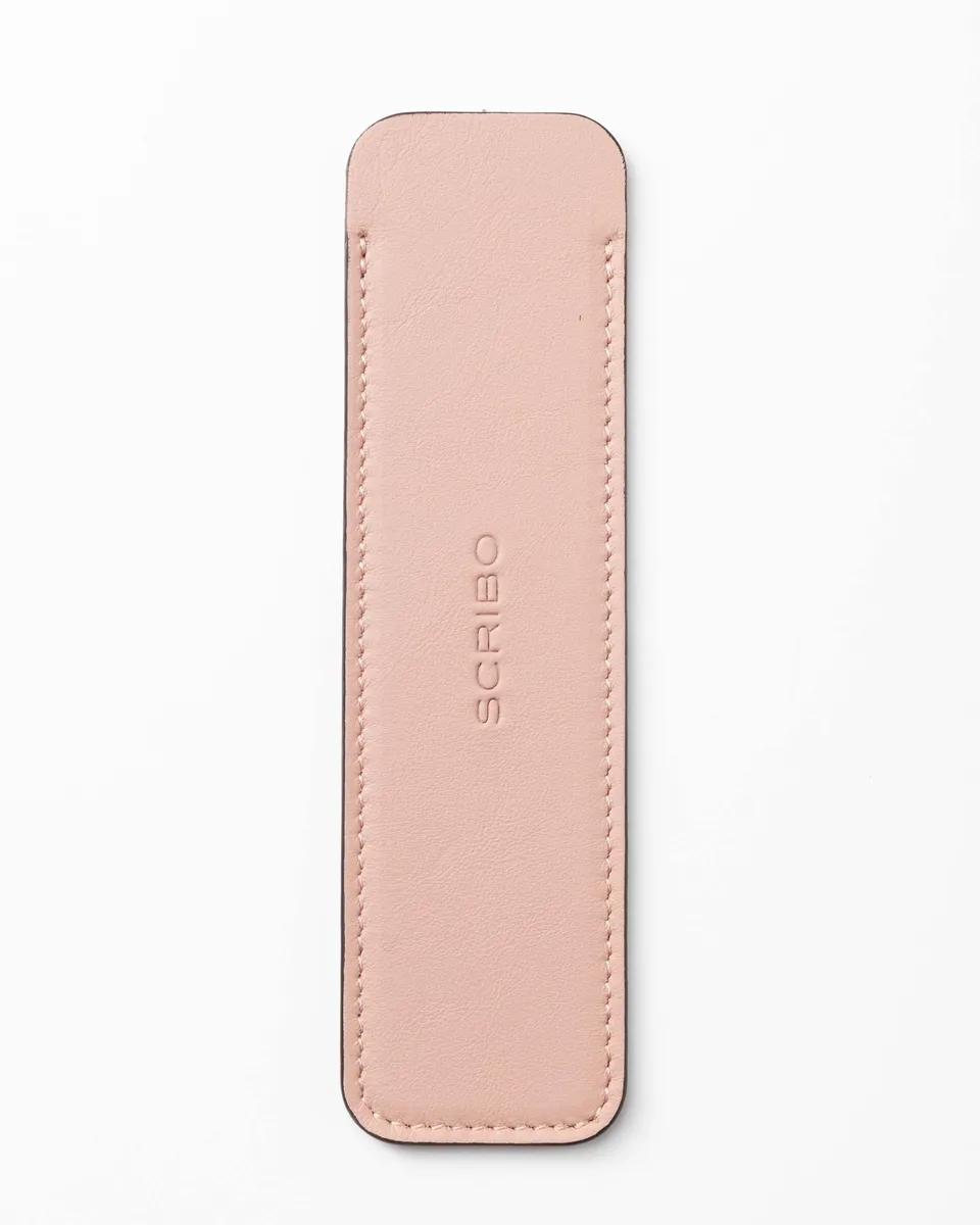 scribo-astuccio-astuzen-rosa-antico-in-pelle-per-stilografiche image 1
