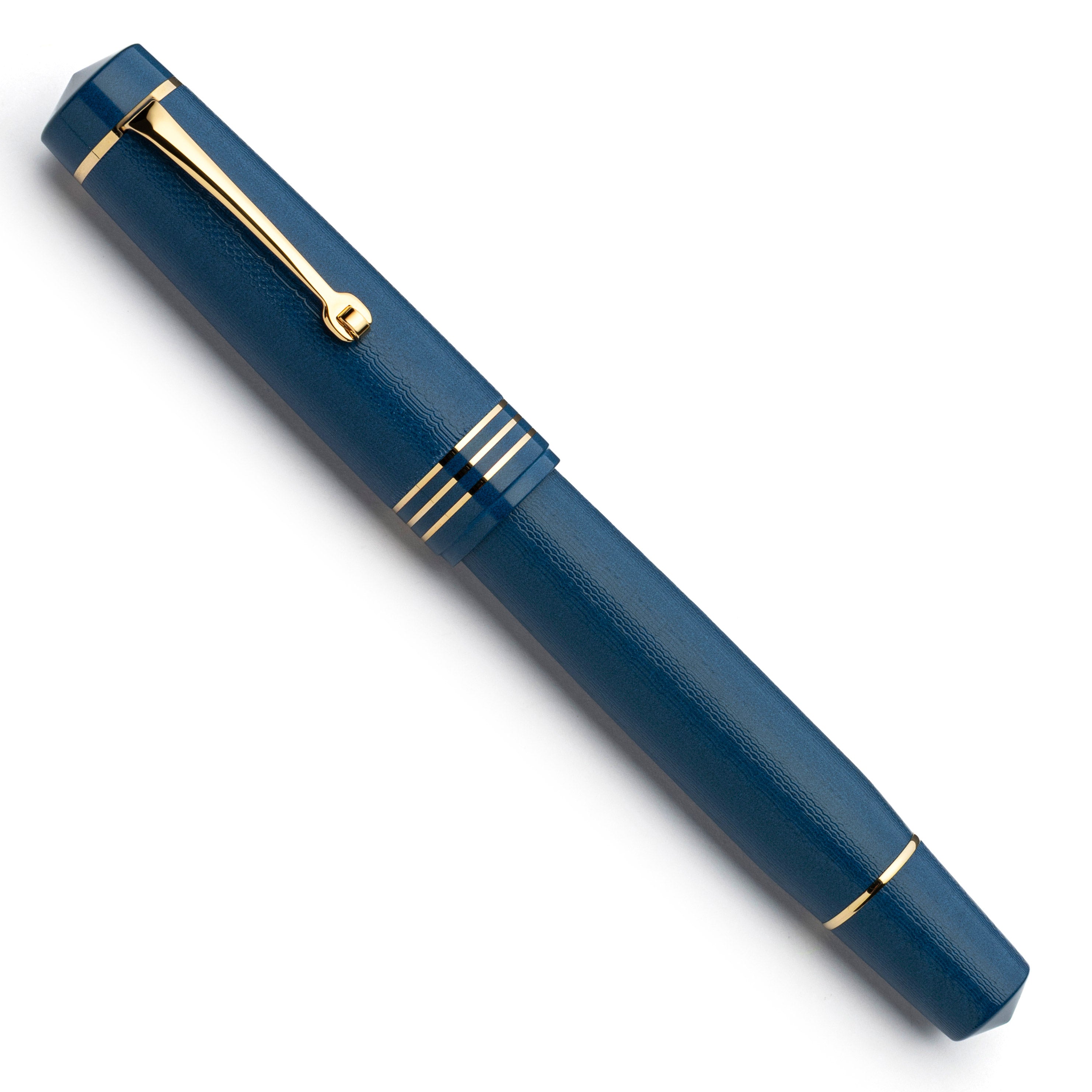 leonardo-officina-italiana-audace-art-nouveau-ebanite-blu-guilloch-milano-stilog image 7