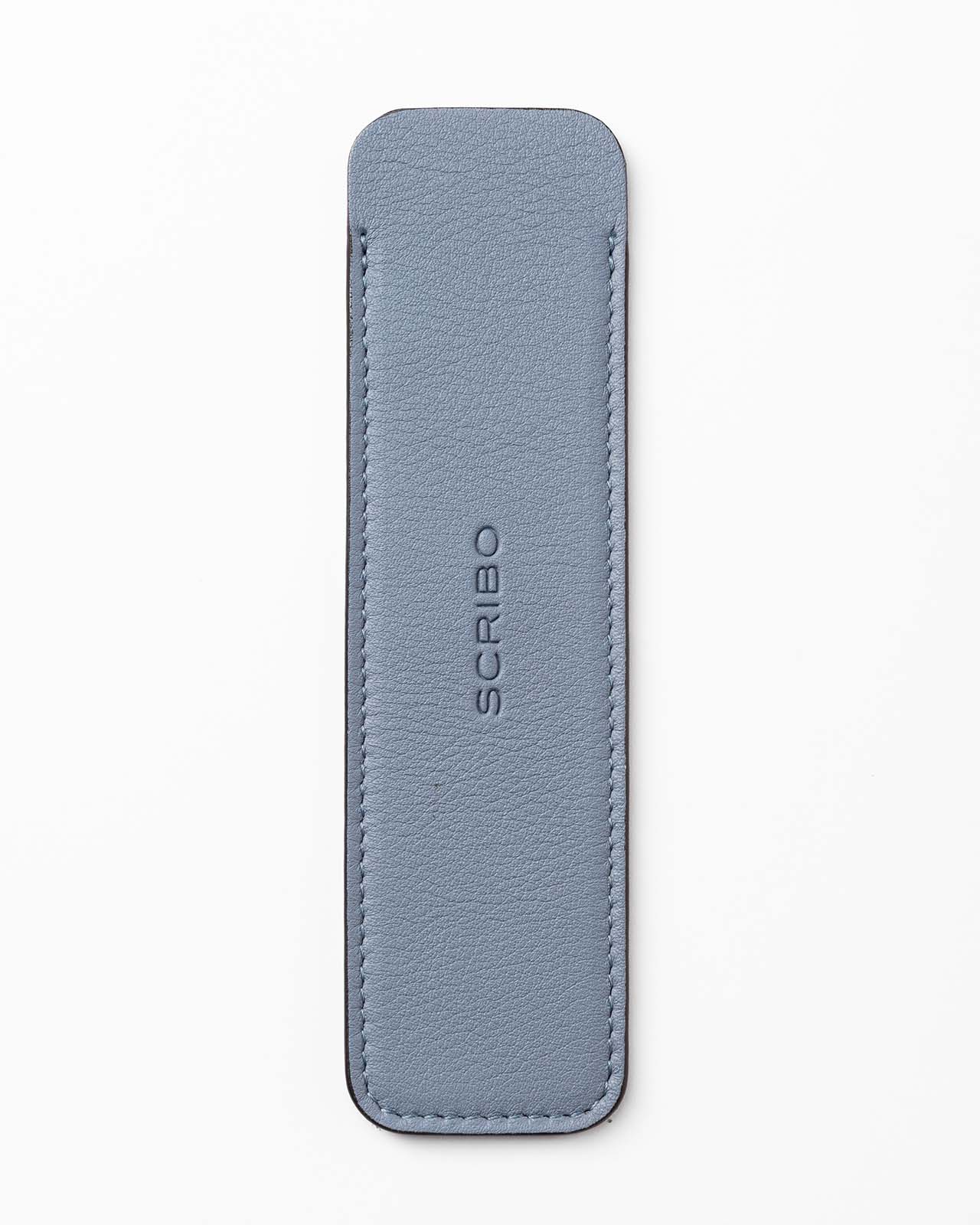 scribo-astuzen-grigio-pochette-in-pelle-porta-penne image 1