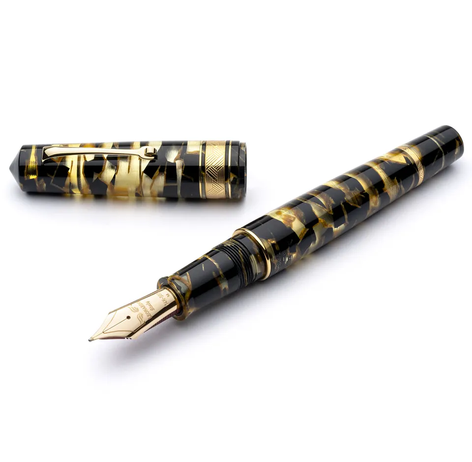 leonardo-officina-italiana-momento-zero-grande-celluloide-nero-lucens-penna-stil image 1