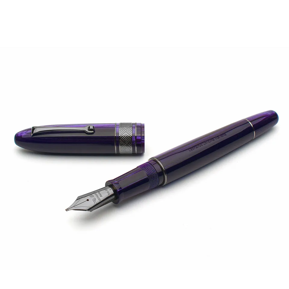 leonardo-officina-italiana-cigar-violetto-viola-celluloide-penna-stilografica-fi image 1