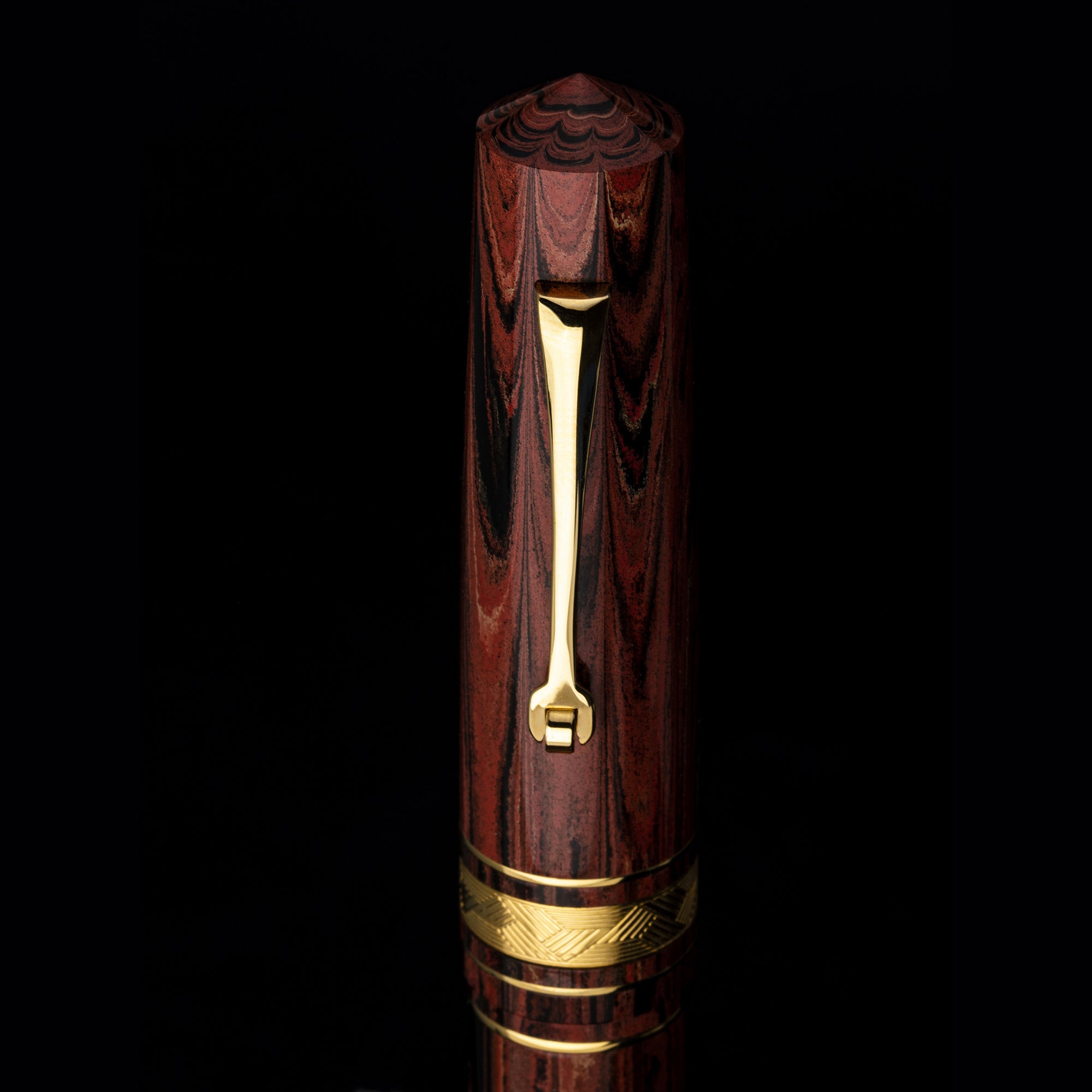 leonardo-officina-italiana-audace-pompei-stilografica-ebanite-pennino-oro-monste image 3