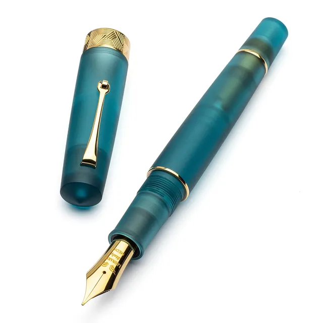leonardo-officina-italiana-pura-petrol-nuova-edizione-penna-stilografica-con-pen image 1