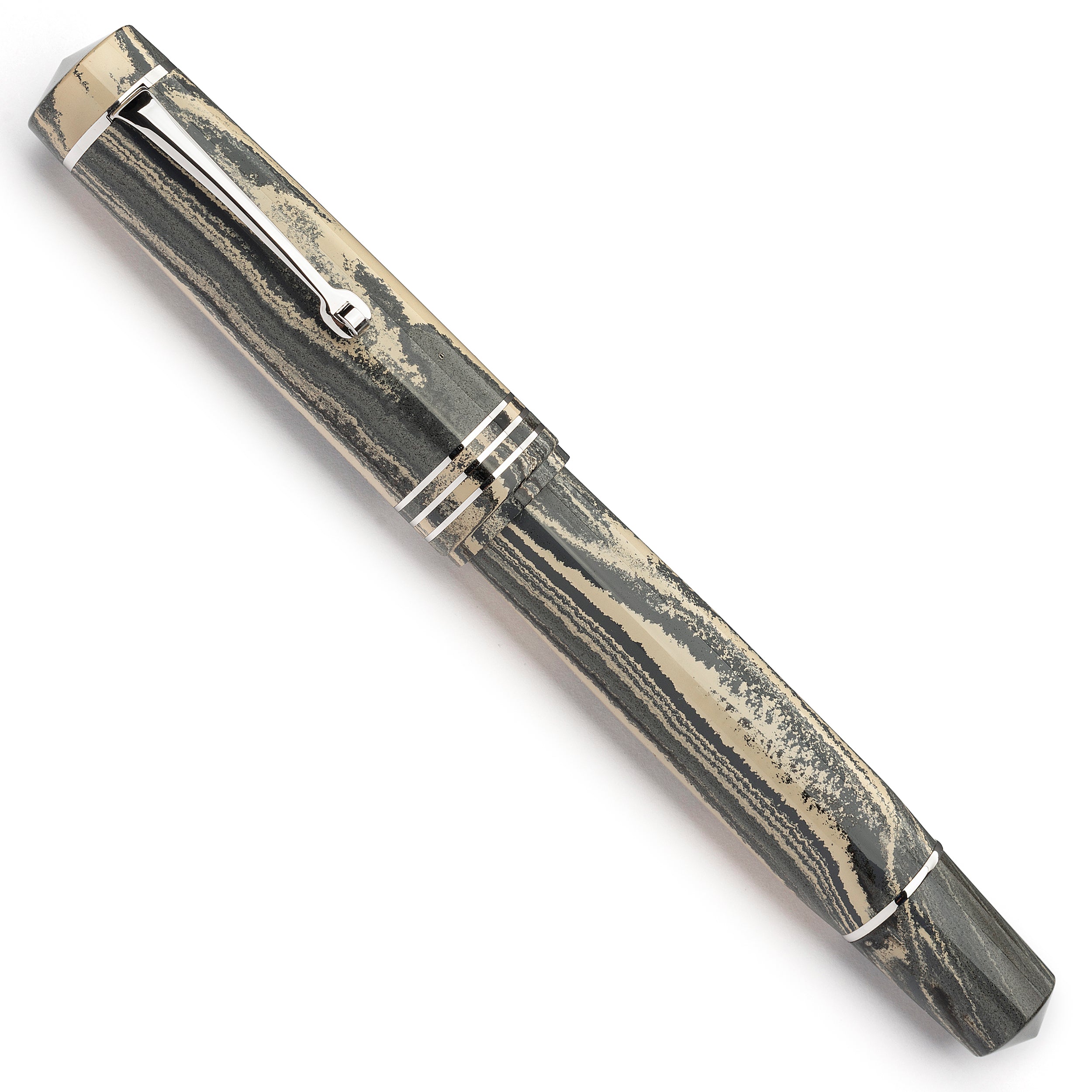 leonardo-officina-italiana-audace-sand-ebanite-penna-stilografica-pennino-nagaha image 2