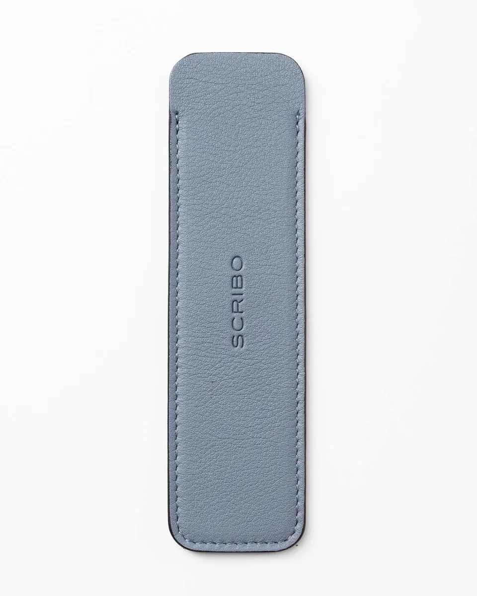 scribo-astuzen-grigio-pochette-in-pelle-porta-penne image 1