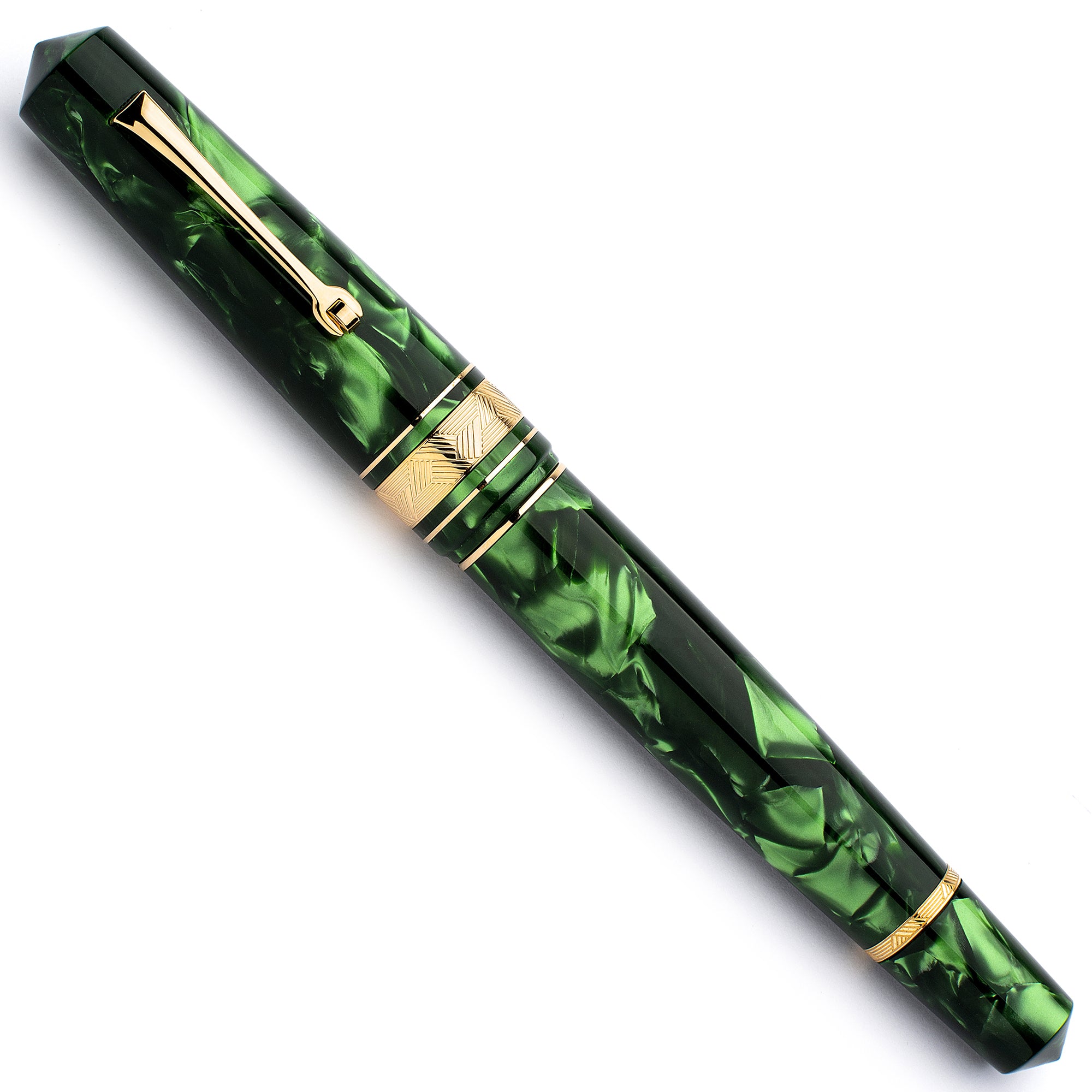 leonardo-officina-italiana-momento-zero-granato-menta-merelani-celluloide-penna- image 2