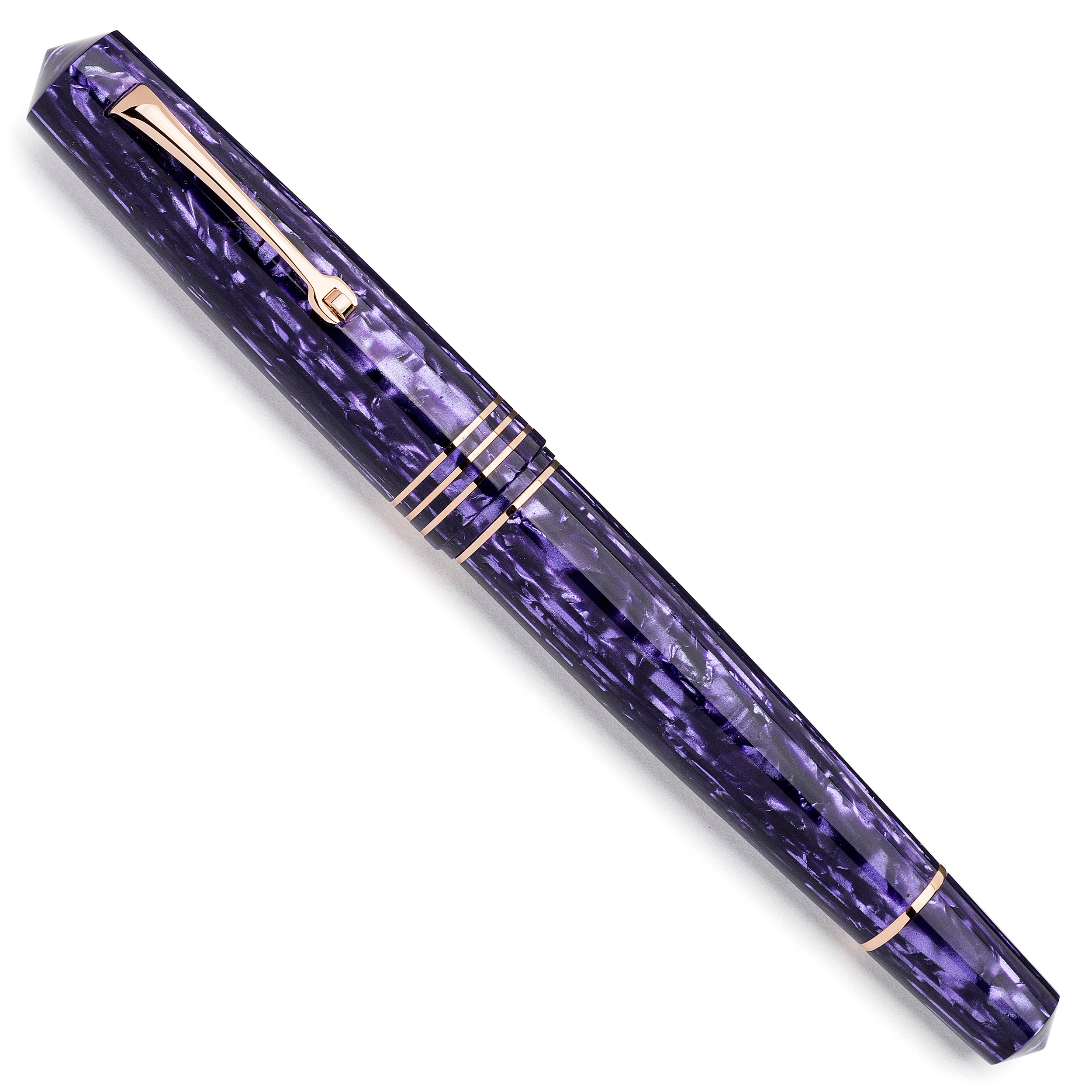 leonardo-officina-italiana-mzg-leonarco-amethyst-celluloide-penna-stilografica-o image 2