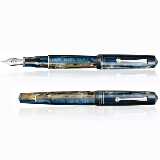 leonardo-officina-italiana-momento-zero-grande-blue-hawaii-penna-stilografica-pe image 1