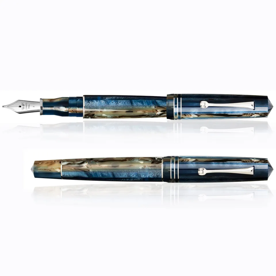 leonardo-officina-italiana-momento-zero-grande-blue-hawaii-penna-stilografica-pe image 1