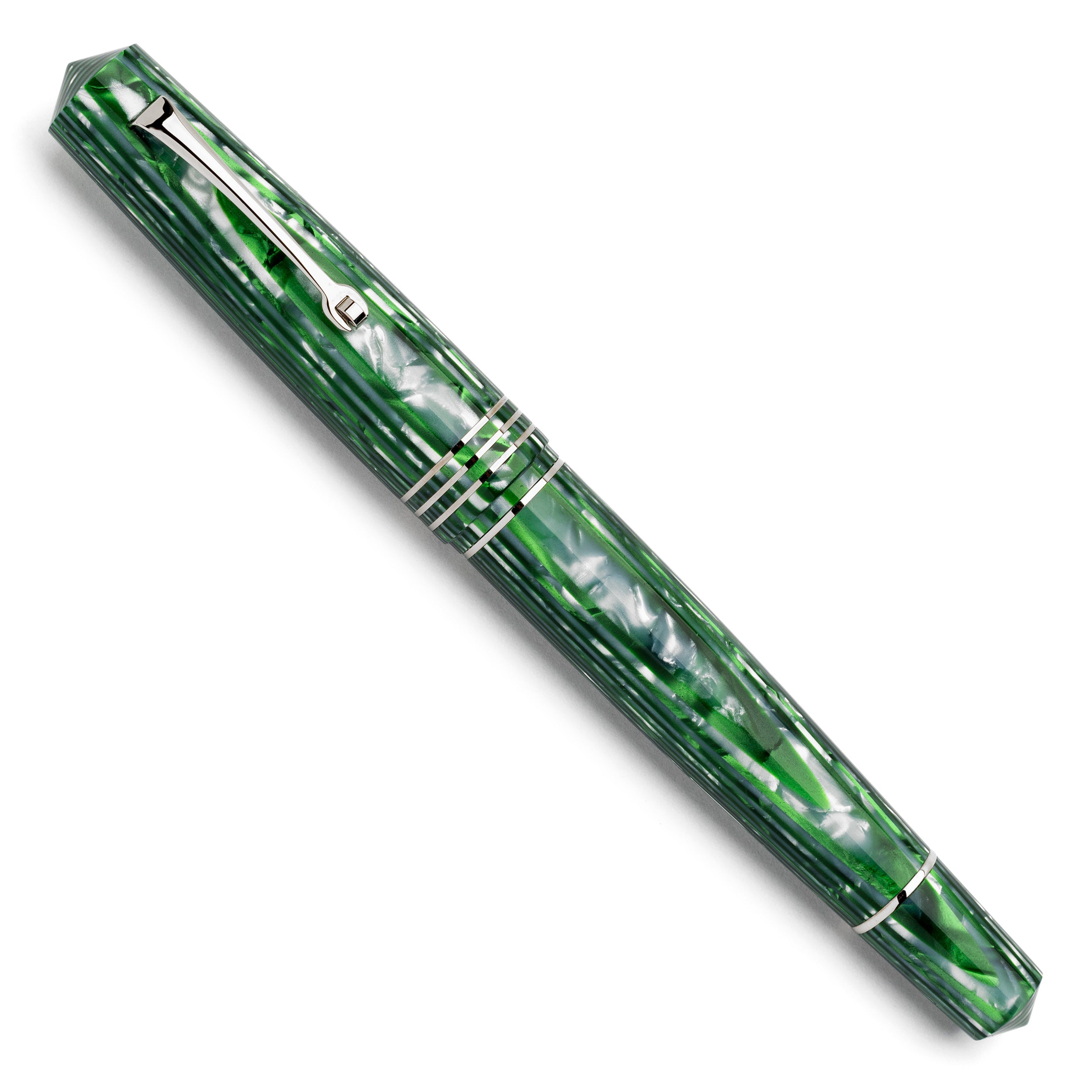 leonardo-officina-italiana-momento-zero-grande-leonarco-verde-stilografica-cellu image 2