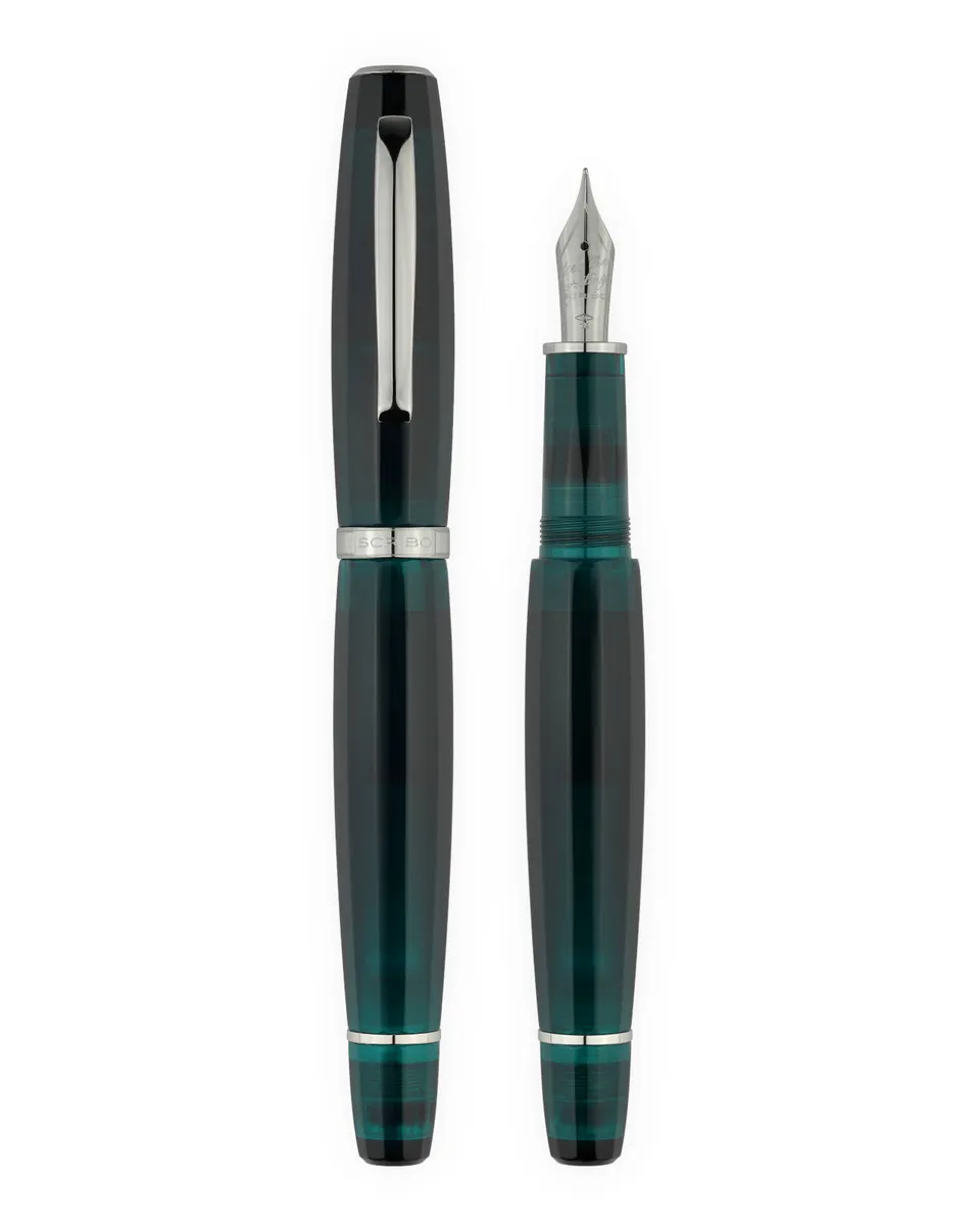 scribo-feel-ombre-verdi-stilografica-in-resina-semitrasparente image 1