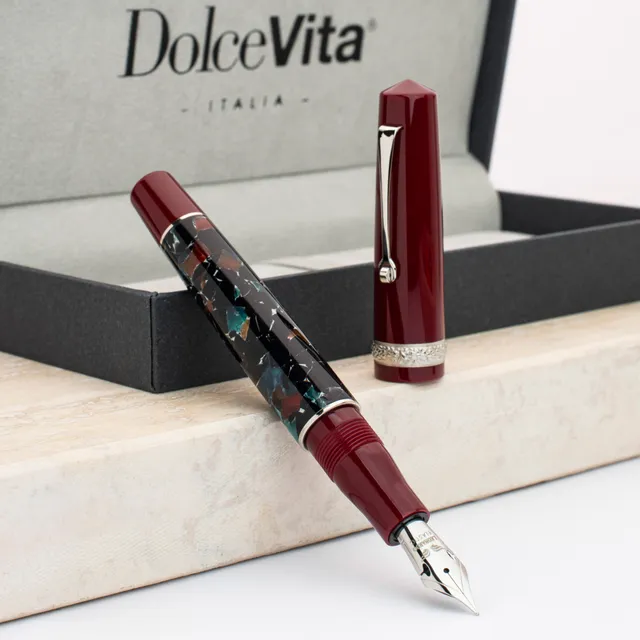 leonardo-officina-italiana-dolcevita-momento-zero-marmo-pompei-st-penna-stilogra-2 image 1