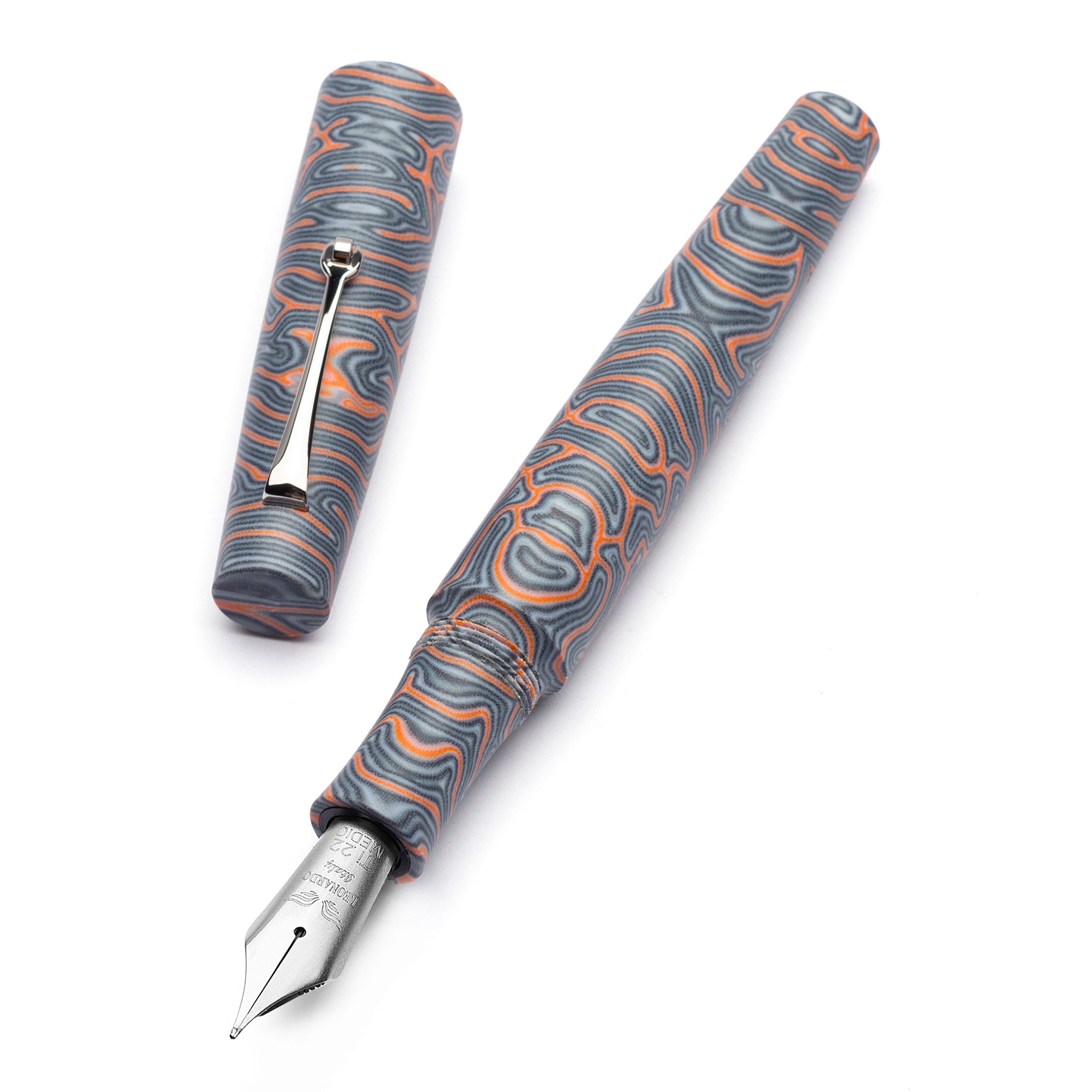 leonardo-officina-italiana-momento-zero-grande-micarta-fibra-psichedelica-pennin image 1