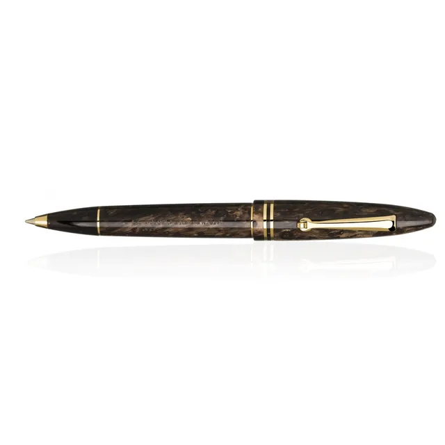 leonardo-officina-italiana-furore-bronzo-penna-a-sfera-cartuccia-converter image 1