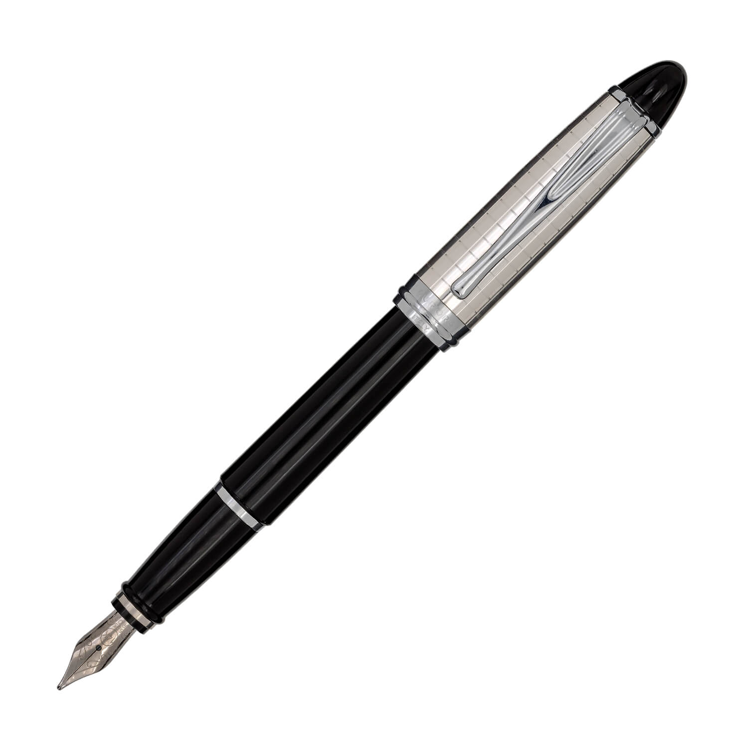 aurora-ipsilon-quadra-penna-stilografica-argento-925-oro-14kt image 2