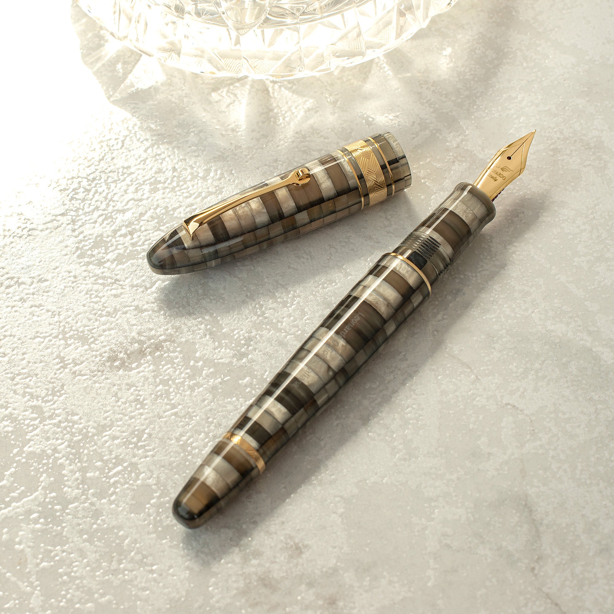 leonardo-officina-italiana-mosaico-sand-custom-penna-stilografica-edizione-limit image 3