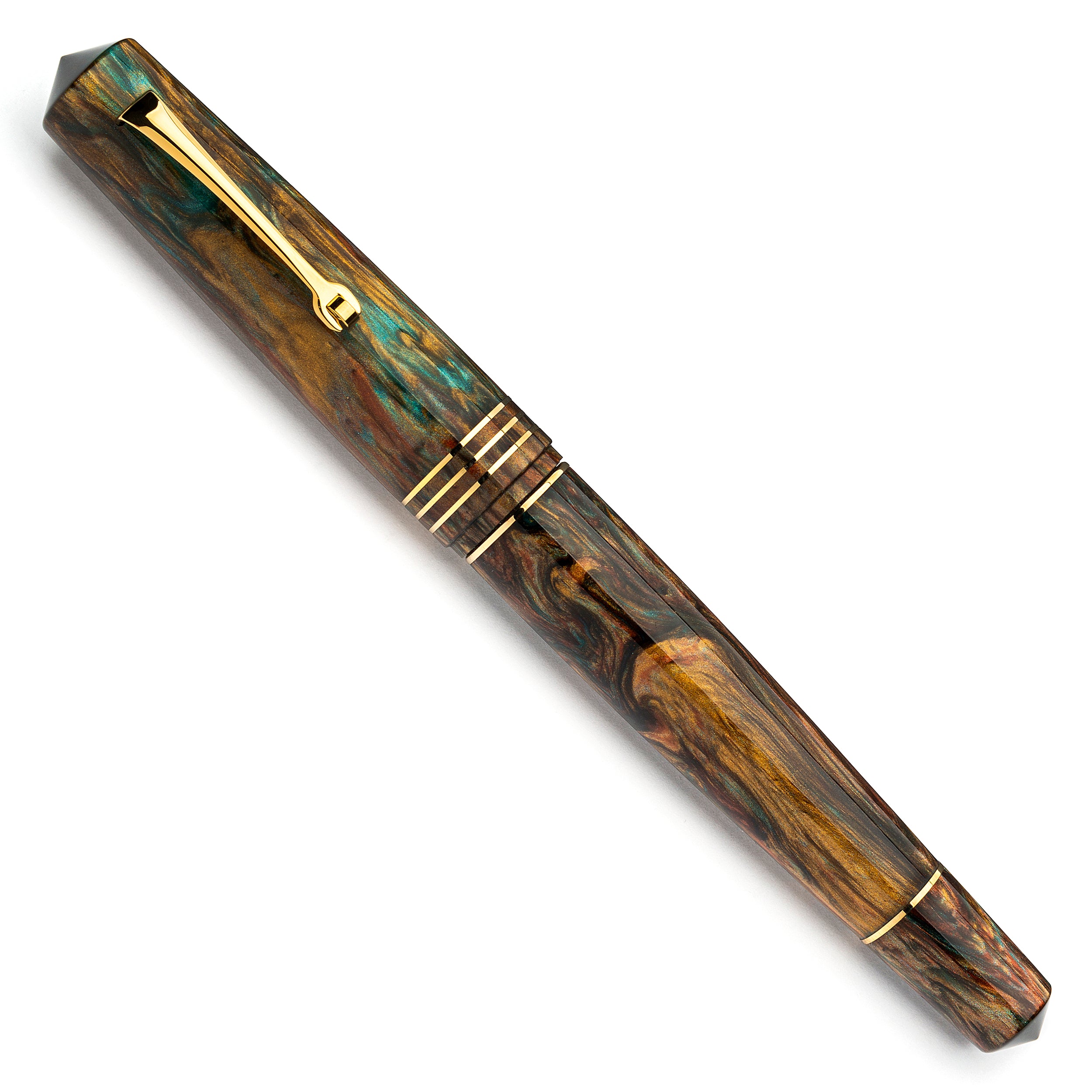 leonardo-officina-italiana-momento-zero-grande-stilografica-forged-patina-gt-pen image 2