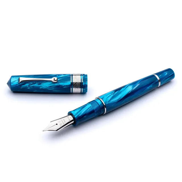 leonardo-officina-italiana-momento-zero-grande-blue-mediterranean-penna-stilogra image 1