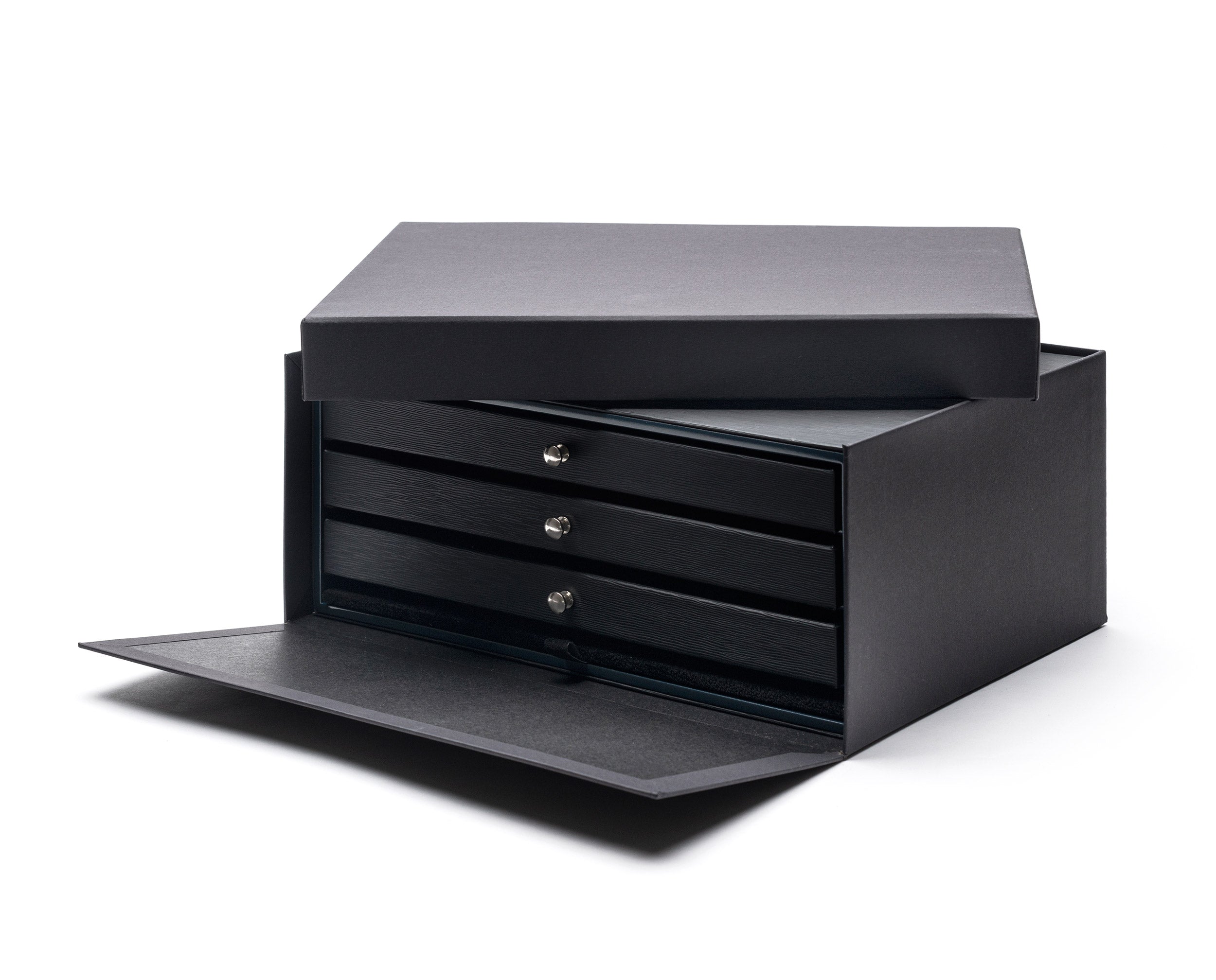 leonardo-officina-italiana-momento-zero-cofanetto-cassetta-30-penne-in-pu-nera image 1