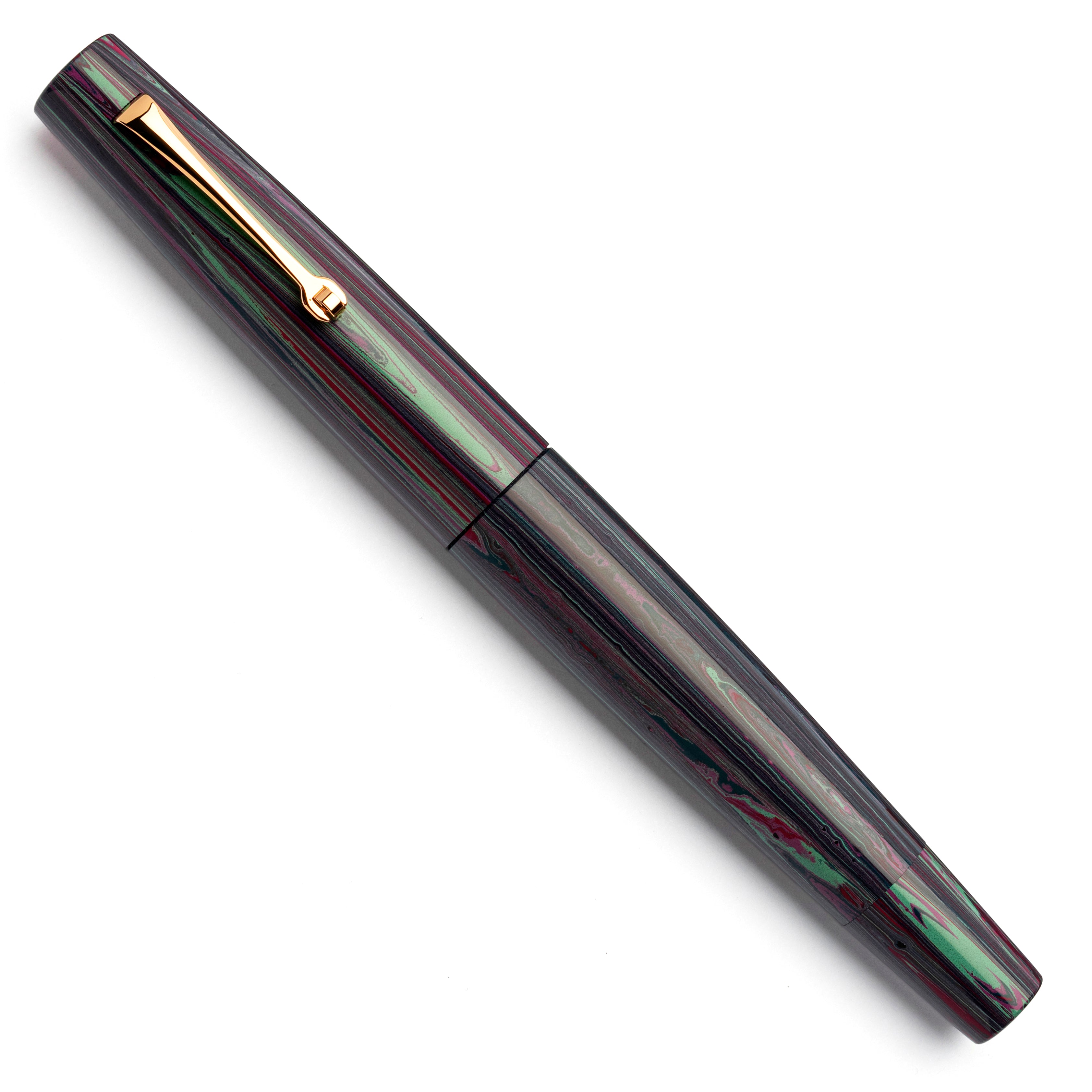 leonardo-officina-italiana-essenza-ebonite-etna-stilografica-a-pistone-pennino-a image 2