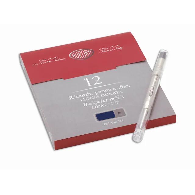 aurora-scatola-da-12-refill-lunga-durata-ricariche-penna image 1