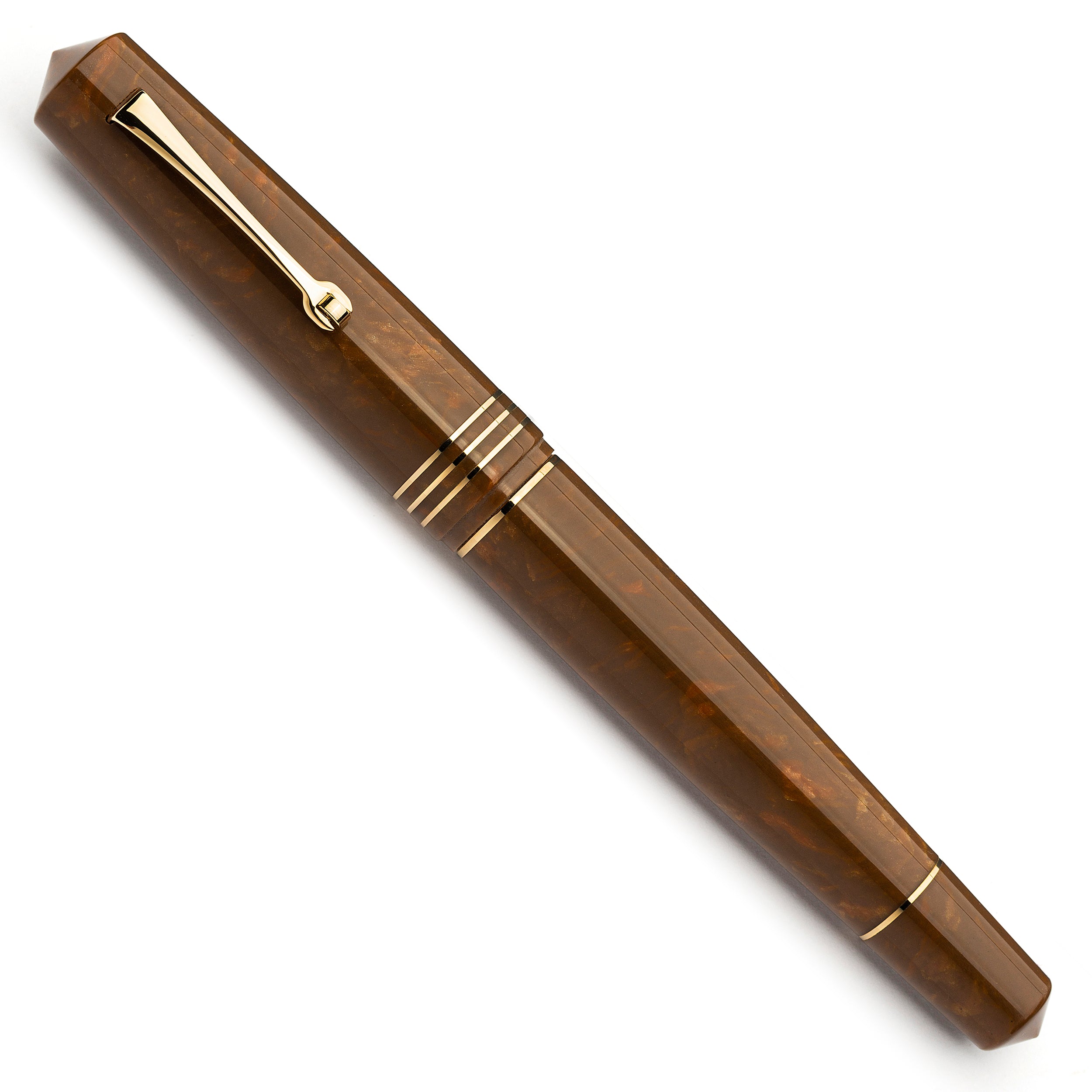 leonardo-officina-italiana-momento-zero-grande-peanut-butter-celluloide-marrone- image 2