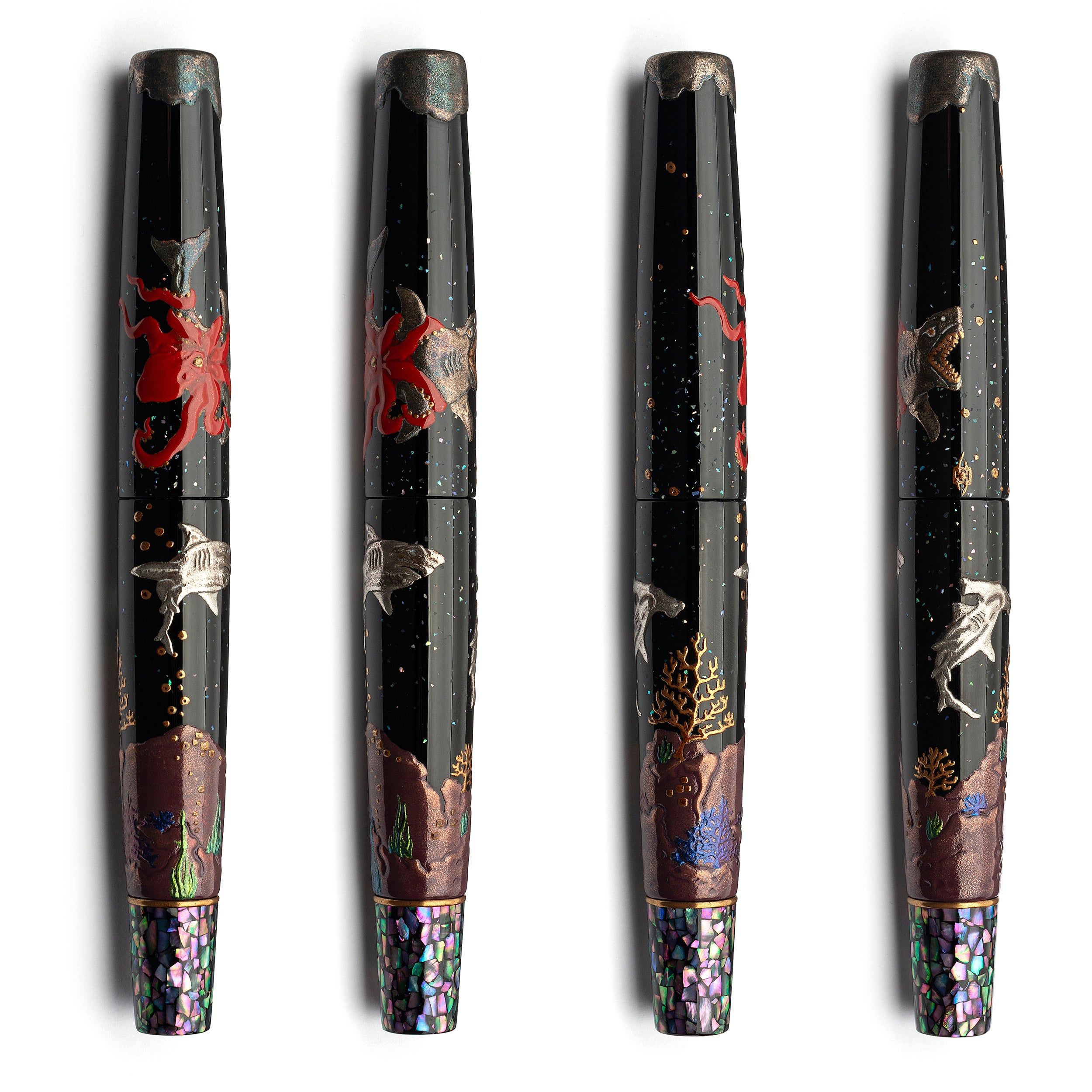 leonardo-officina-italiana-essenza-maki-e-raden-polpo-e-squali-pennino-oro-8 image 1