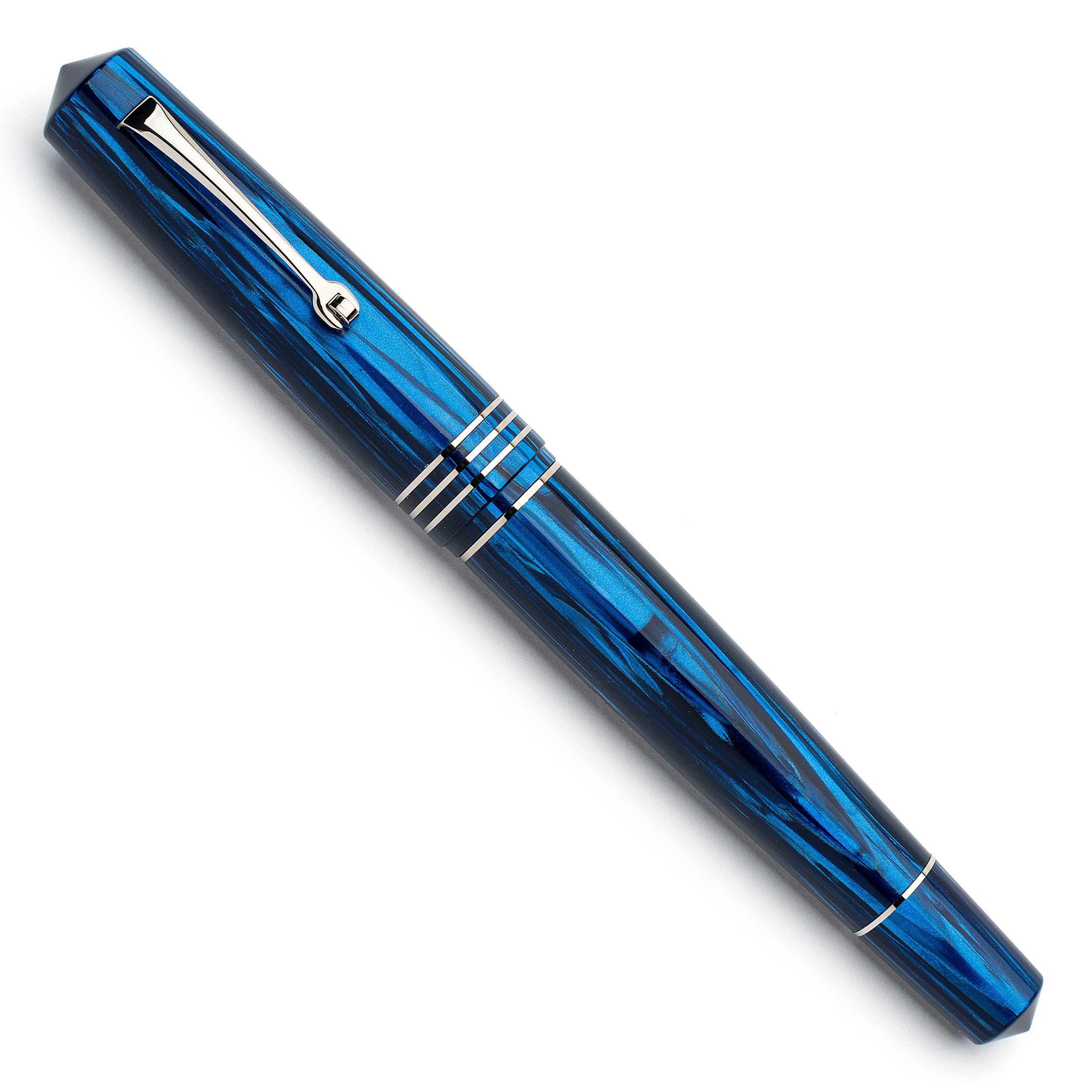 leonardo-officina-italiana-momento-zero-grande-blue-note-celluloide-penna-stilog image 2
