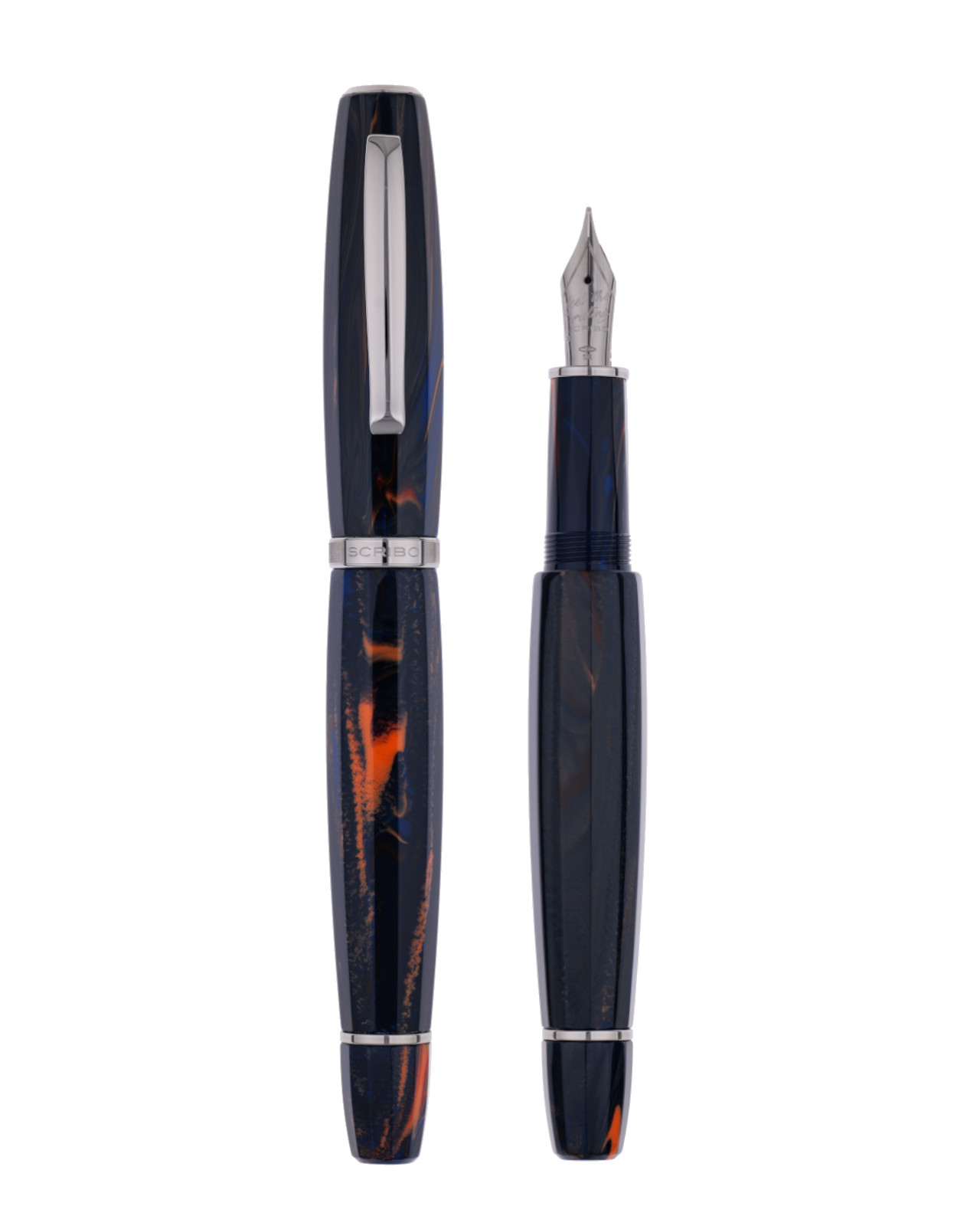 scribo-feel-blu-califfo-stilografica-con-finiture-rutenio image 1