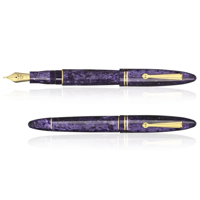 leonardo-officina-italiana-furore-viola-furore-penna-stilografica-pennino-acciai image 1