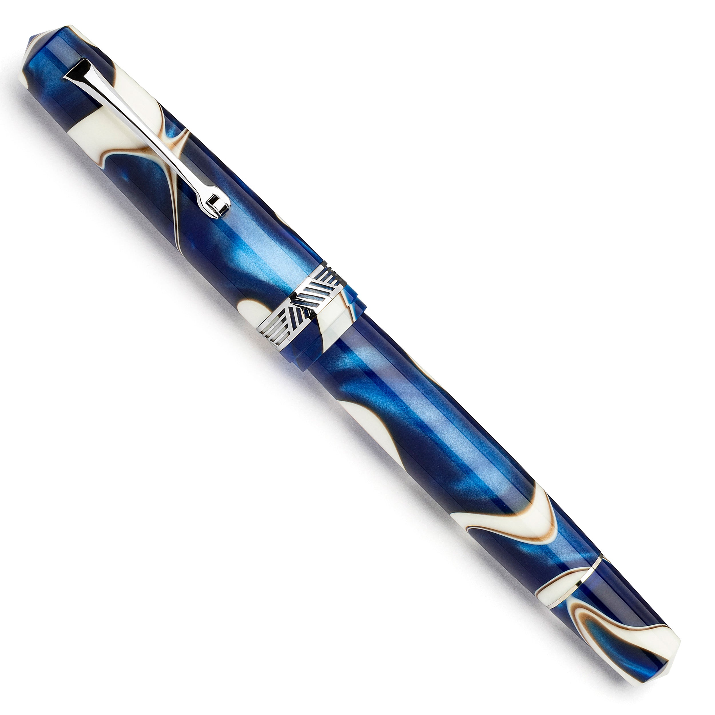 leonardo-officina-italiana-momento-magico-onda-blu-penna-stilografica image 4