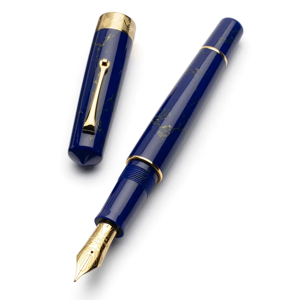 leonardo-officina-italiana-momento-zero-grande-lapis-e-venature-oro-penna-stilog image 1