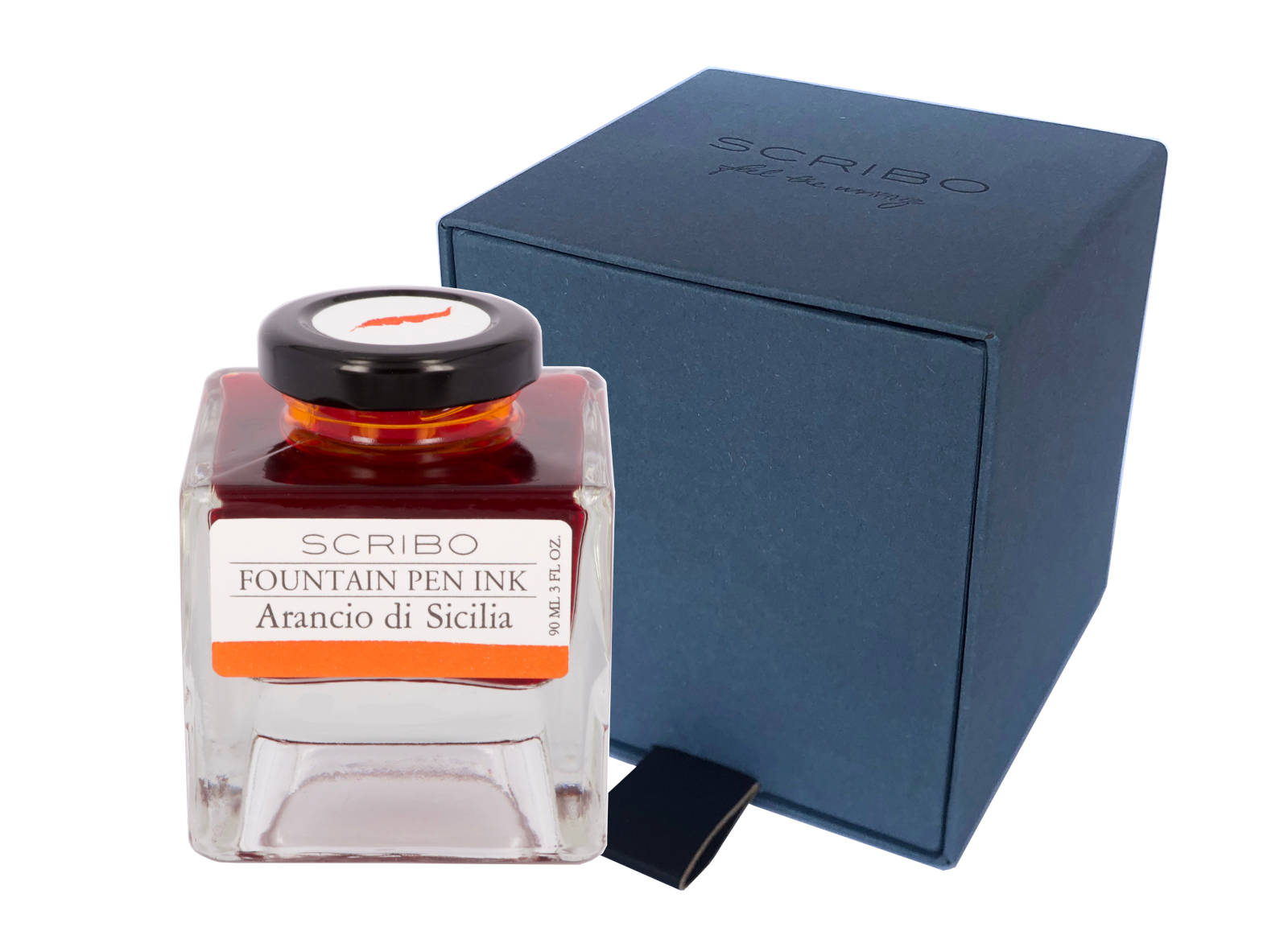 scribo-inchiostro-stilografica-arancio-di-sicilia-90ml image 1