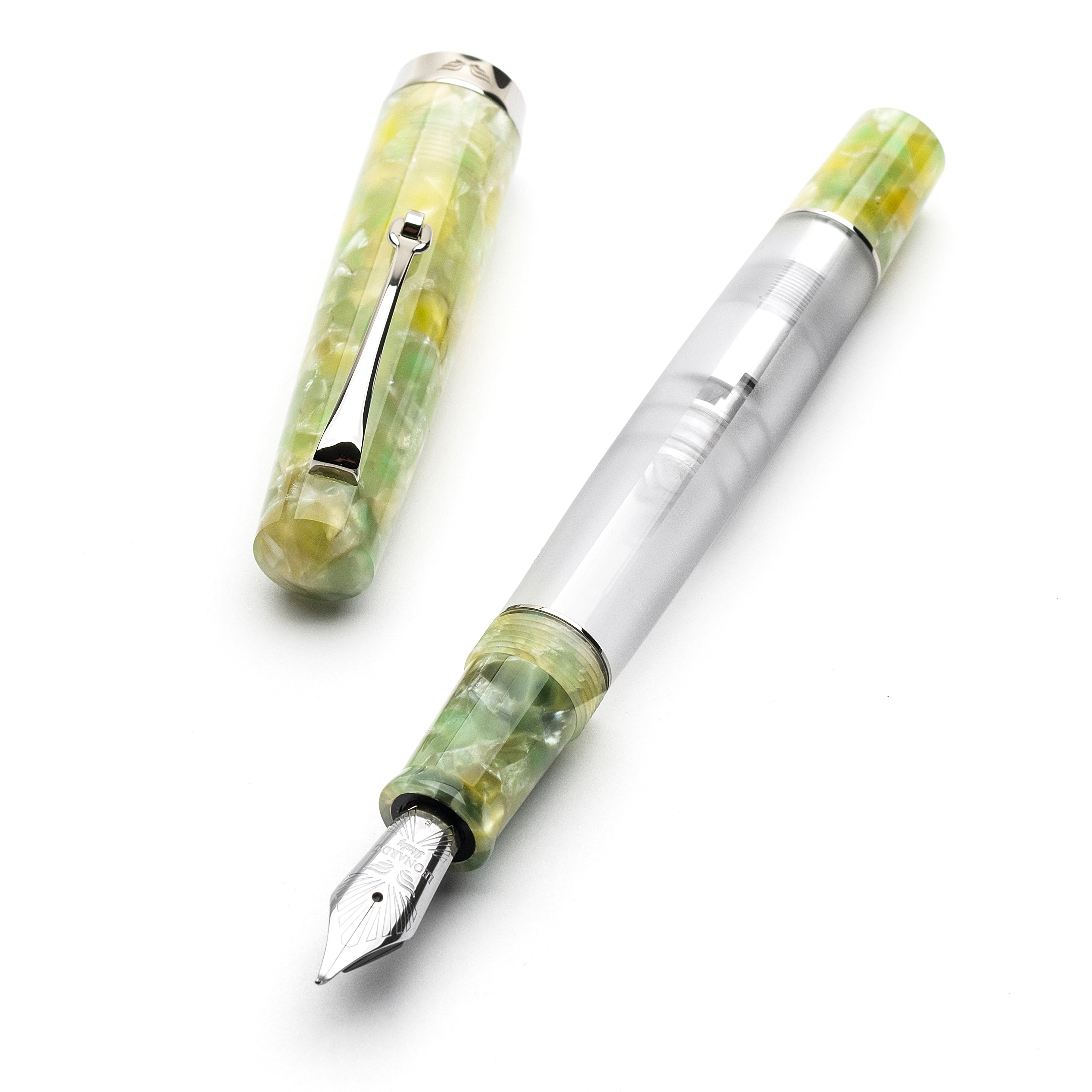 leonardo-officina-italiana-magic-moment-view-jade-stilografica-verde-giada image 1